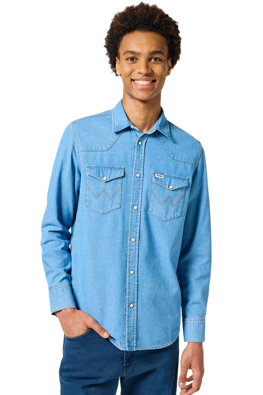 Denim shirt WRANGLER 112355063