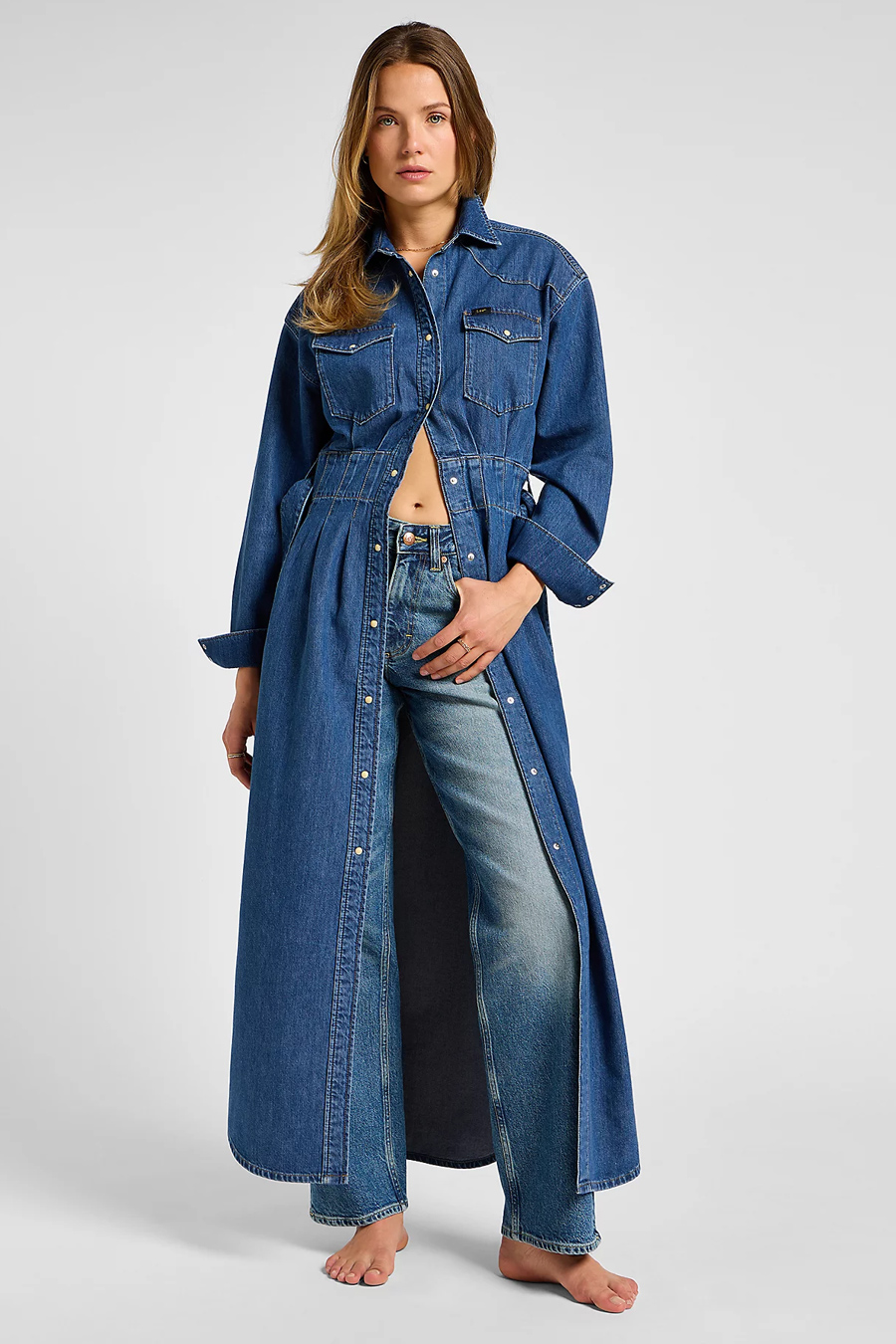 Denim dress LEE 112357937