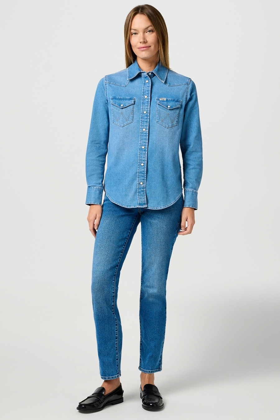 Denim shirt WRANGLER 112362327