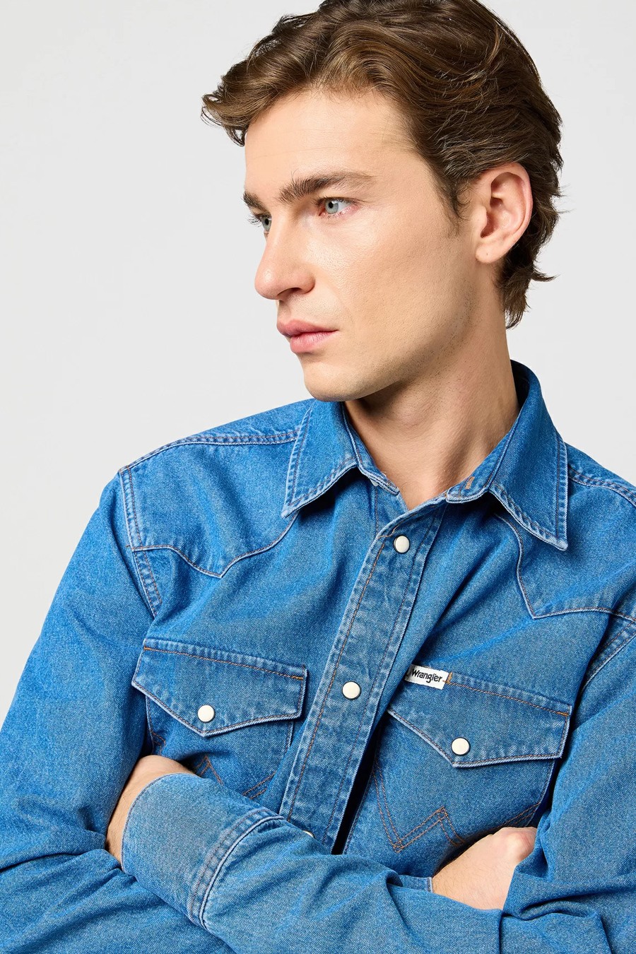 Denim shirt WRANGLER 112362373