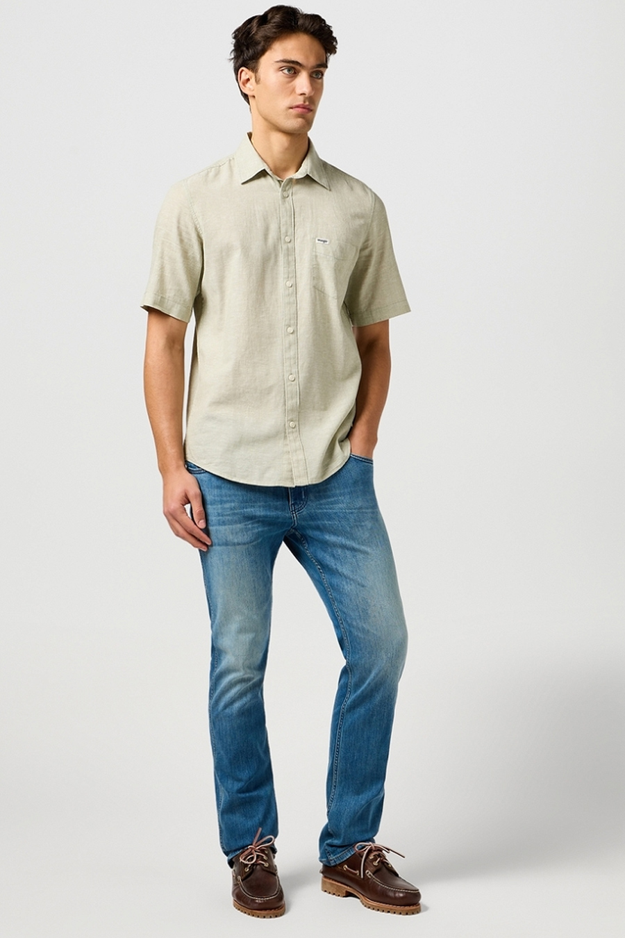 Linen shirt WRANGLER 112362730