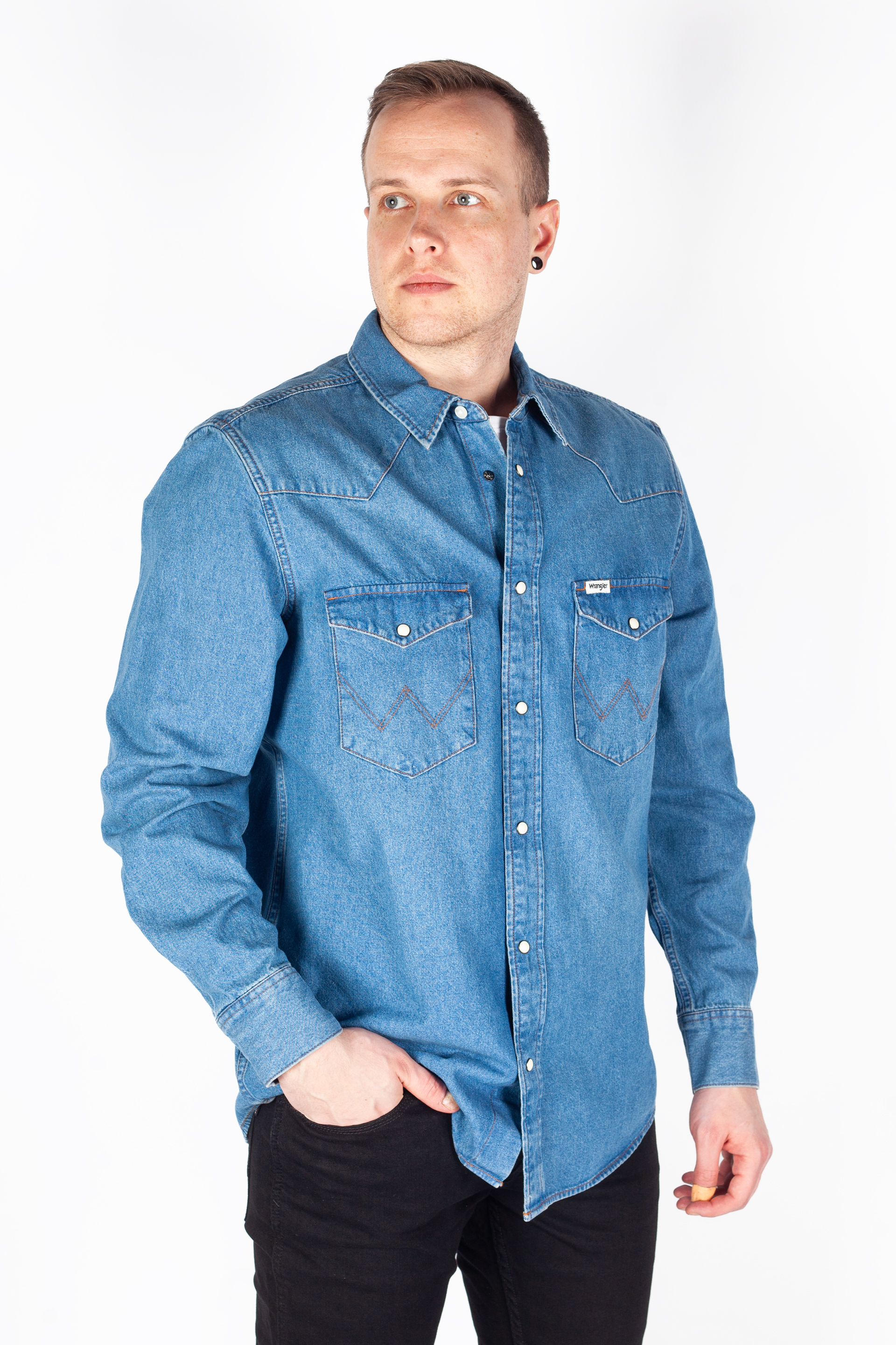 Denim shirt WRANGLER 112362744