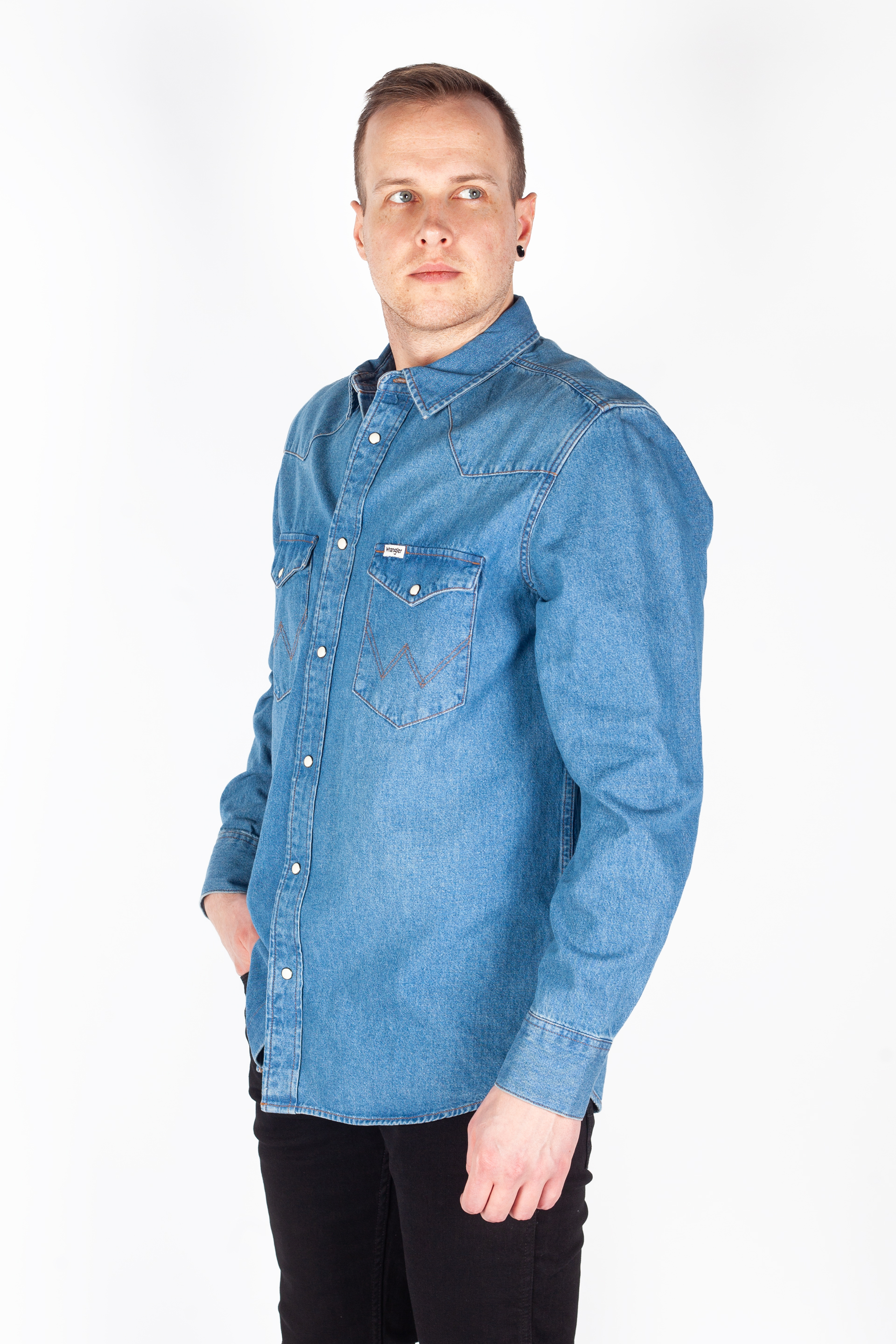 Denim shirt WRANGLER 112362744