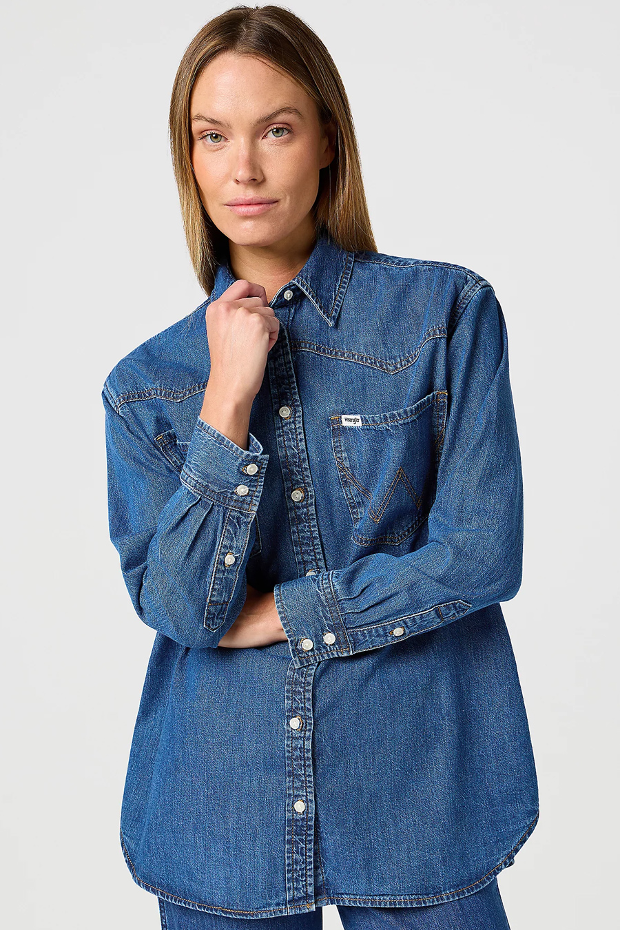 Denim shirt WRANGLER 112362847