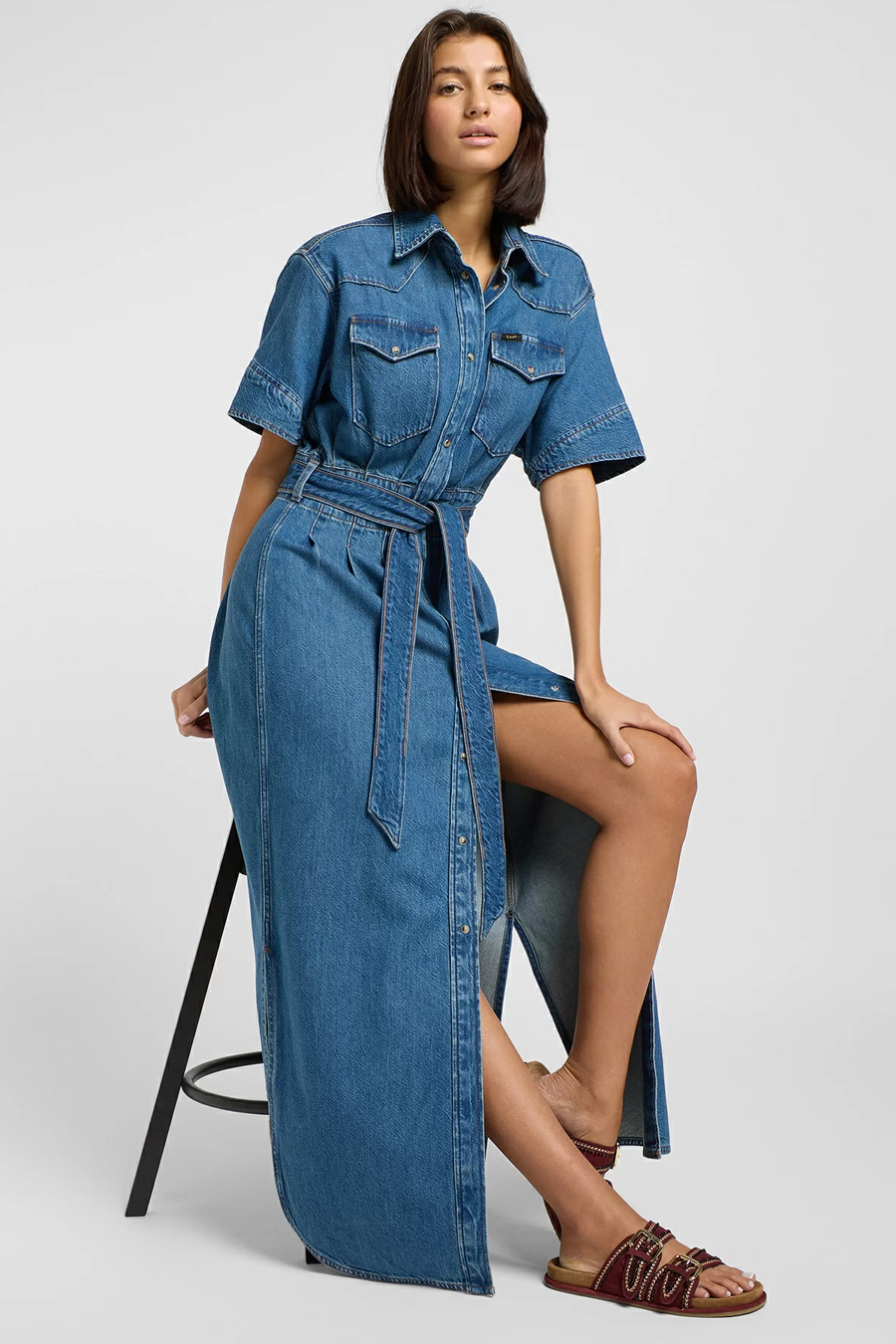 Denim dress LEE 112363646