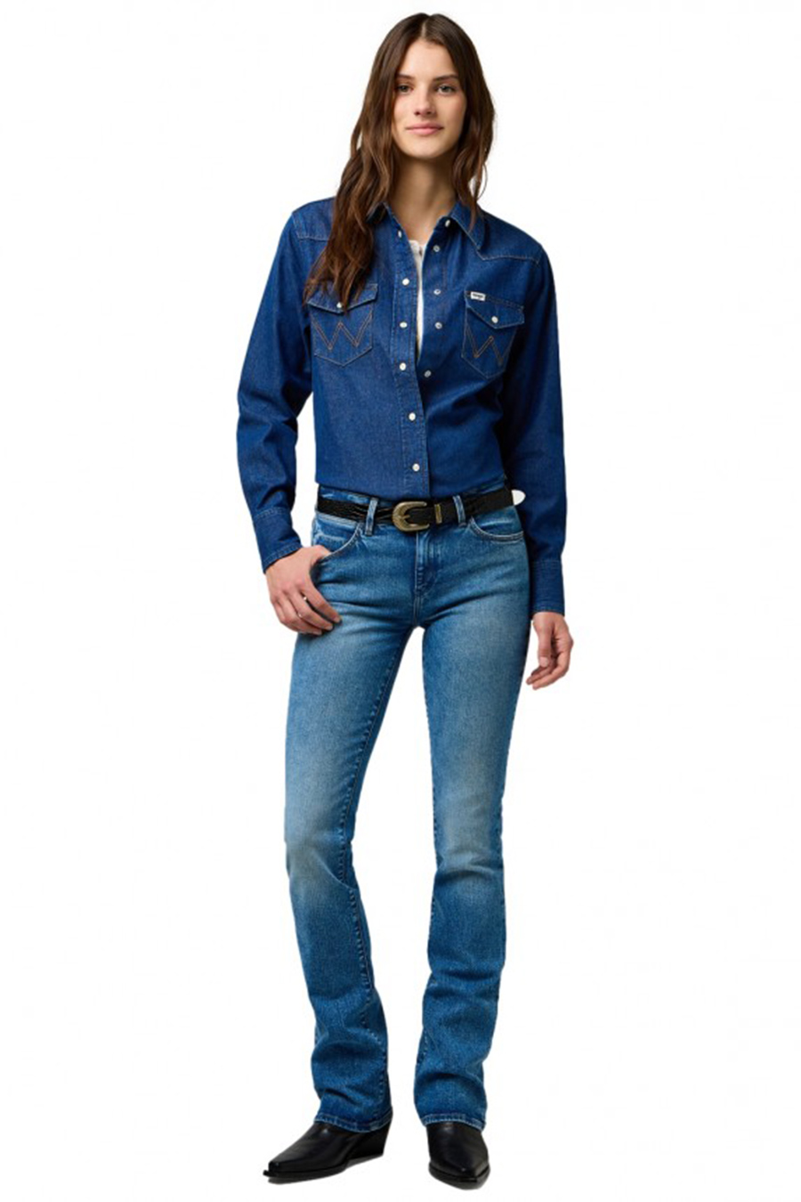 Denim shirt WRANGLER 112373036