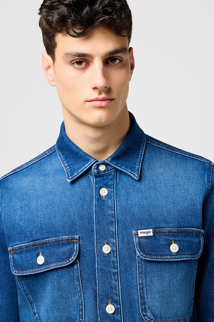 Denim shirt WRANGLER 112373187