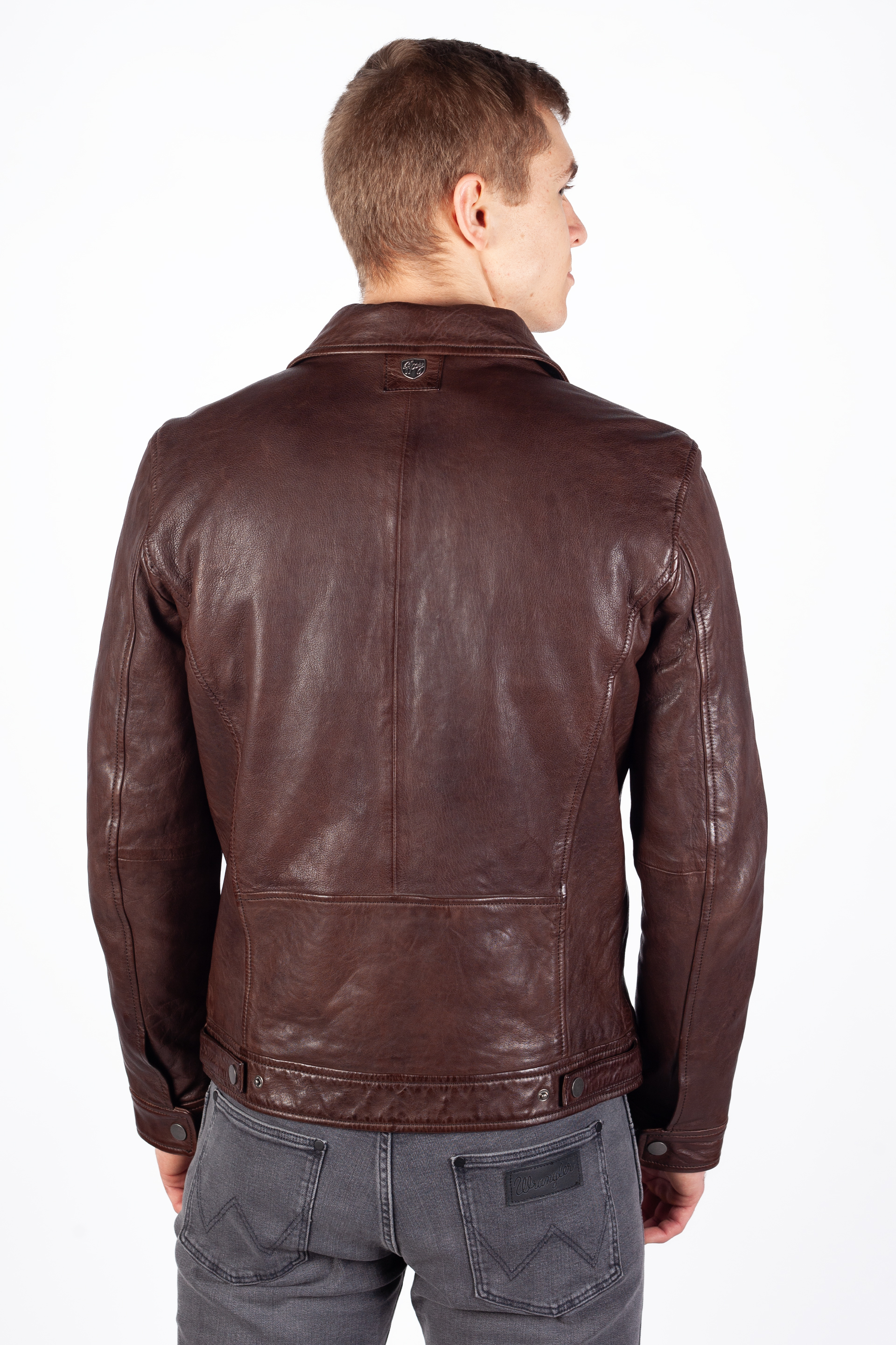 Leather jacket GIPSY 1201-0492-chestnut