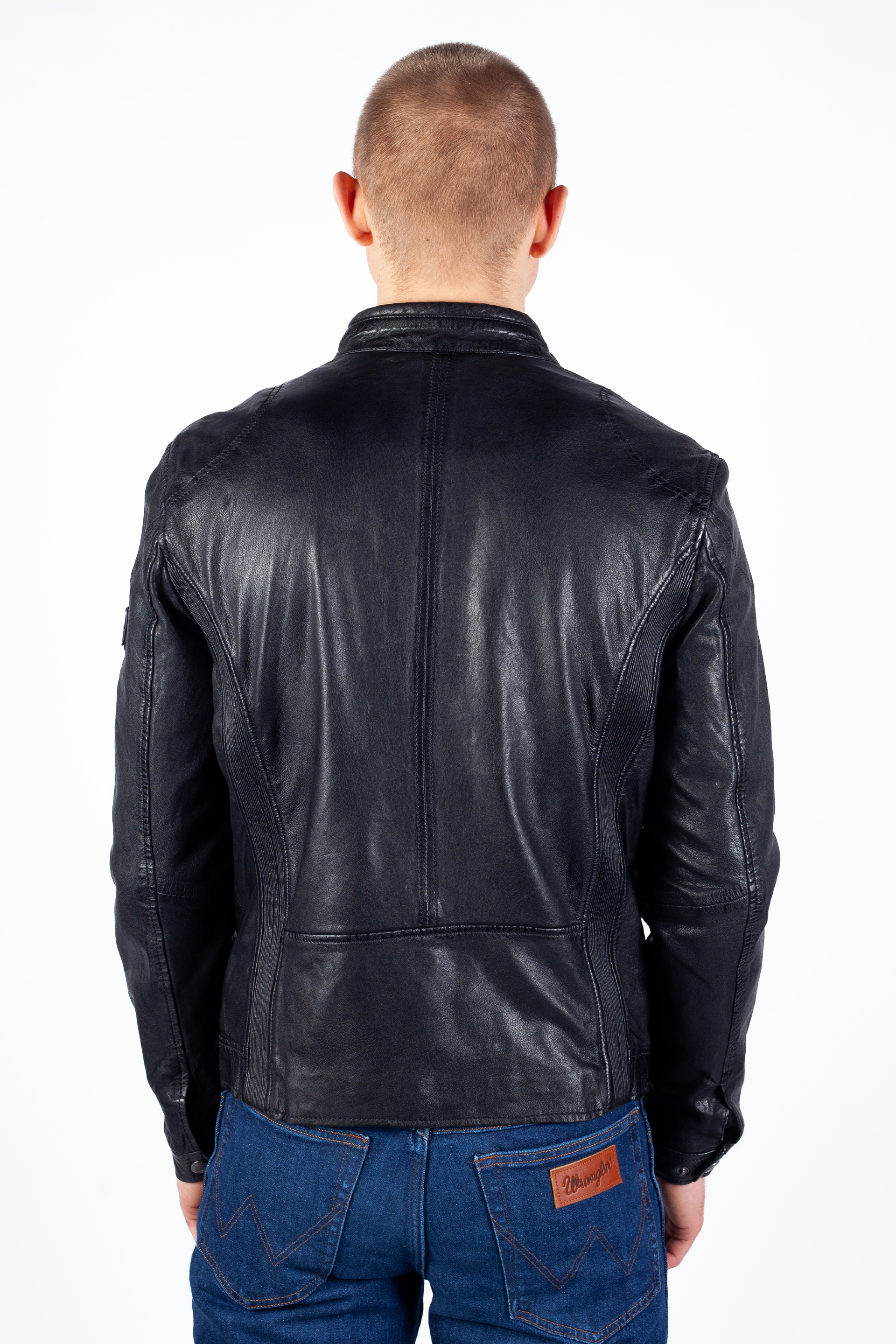 Leather jacket GIPSY 1201-0504-black