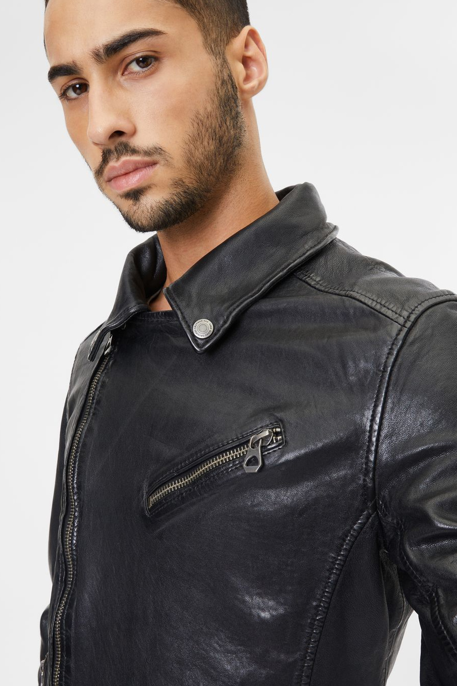 Leather jacket GIPSY 1201-0519-black