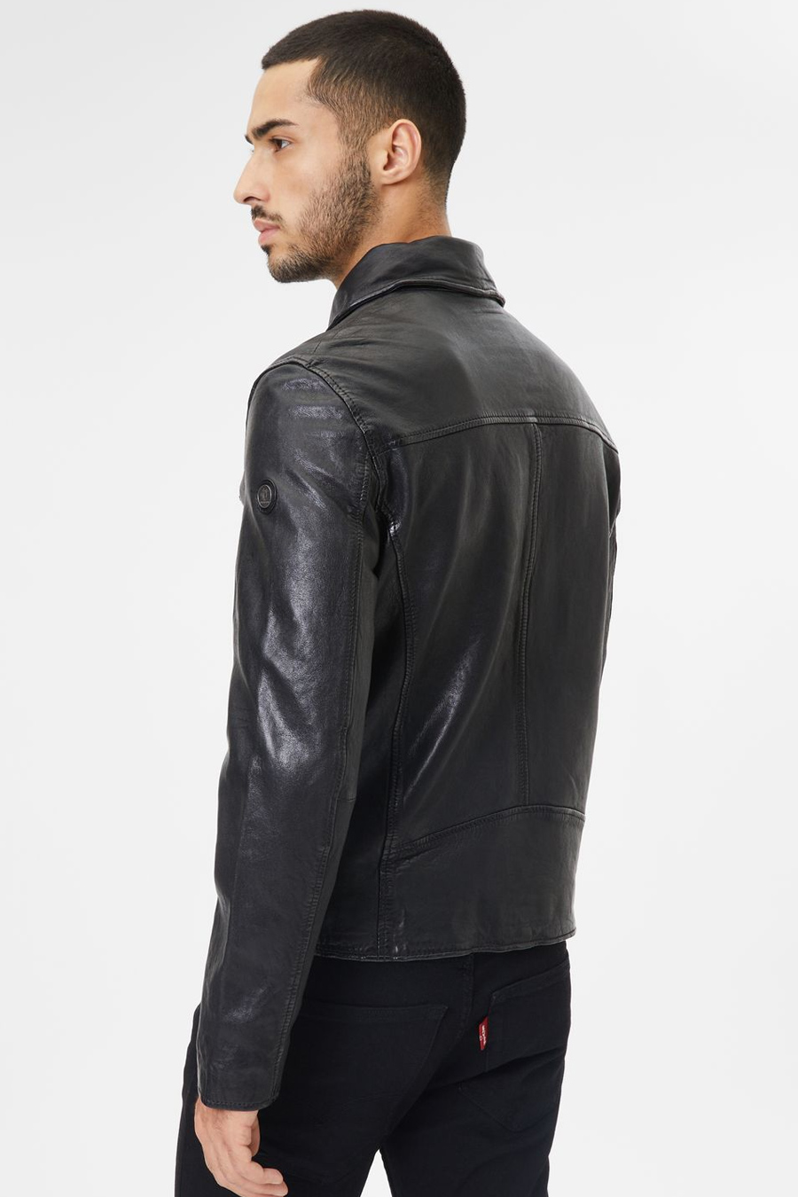 Leather jacket GIPSY 1201-0519-black