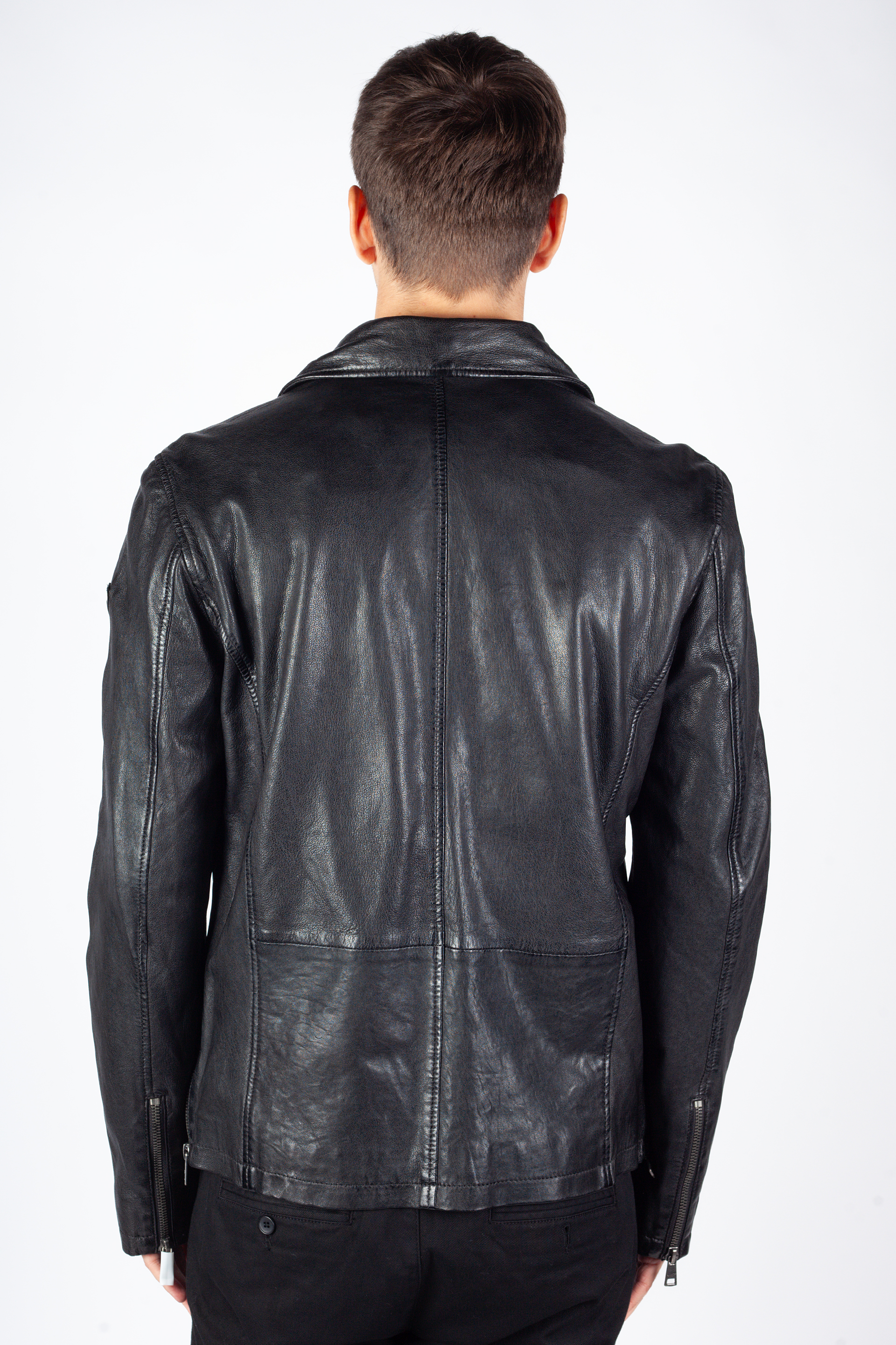 Leather jacket MAURITIUS 1201-0846-black