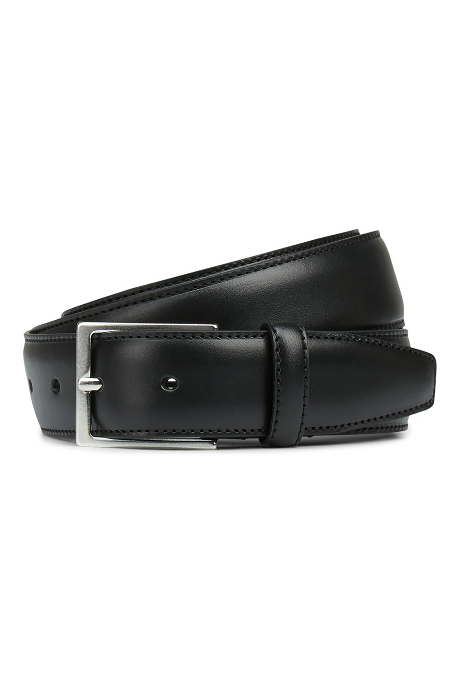 Leather belt JACK & JONES 12136795-Black