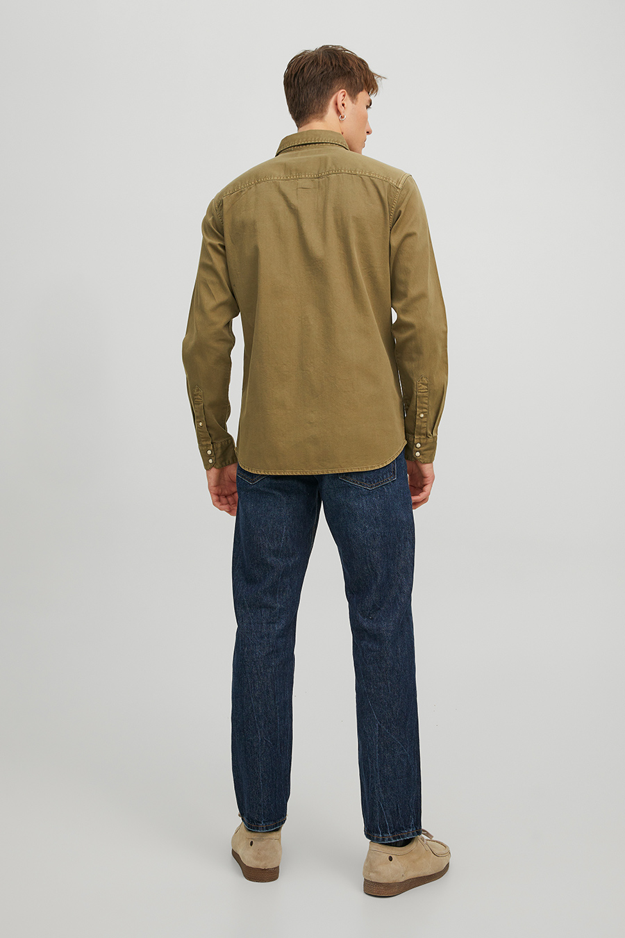 Denim shirt JACK & JONES 12138115-Forest-Night