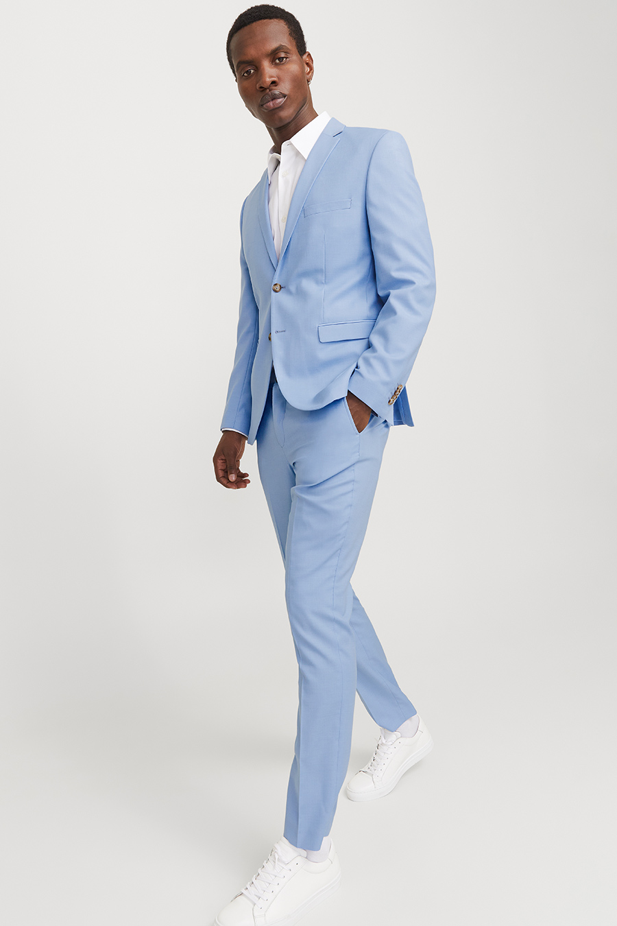 Suit trousers JACK & JONES 12141112-Chambray-Blue