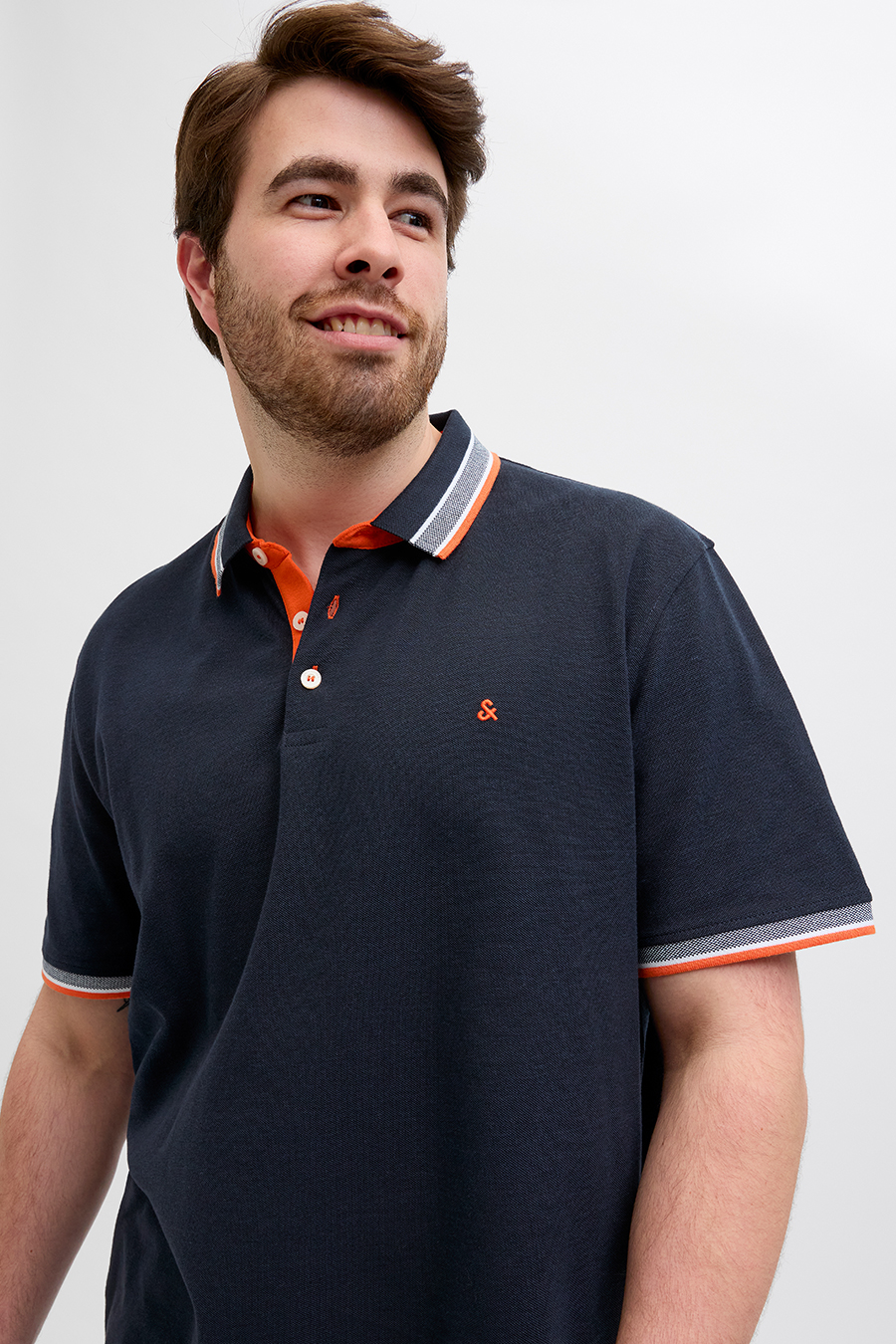 Polo shirt JACK & JONES 12143859-Black-Navy-NEO