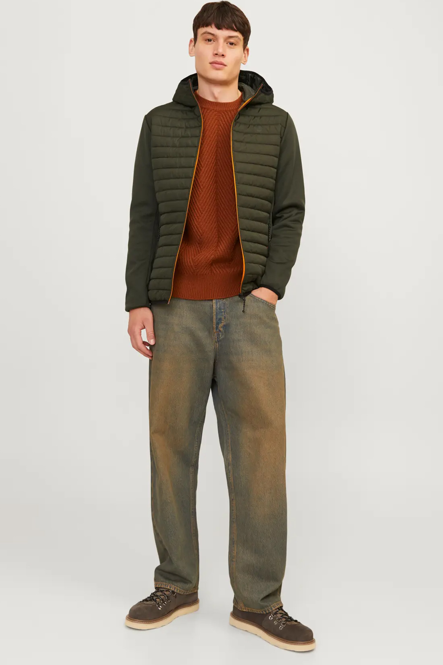 Wind jacket JACK & JONES 12182242-Rosin-SET-IN