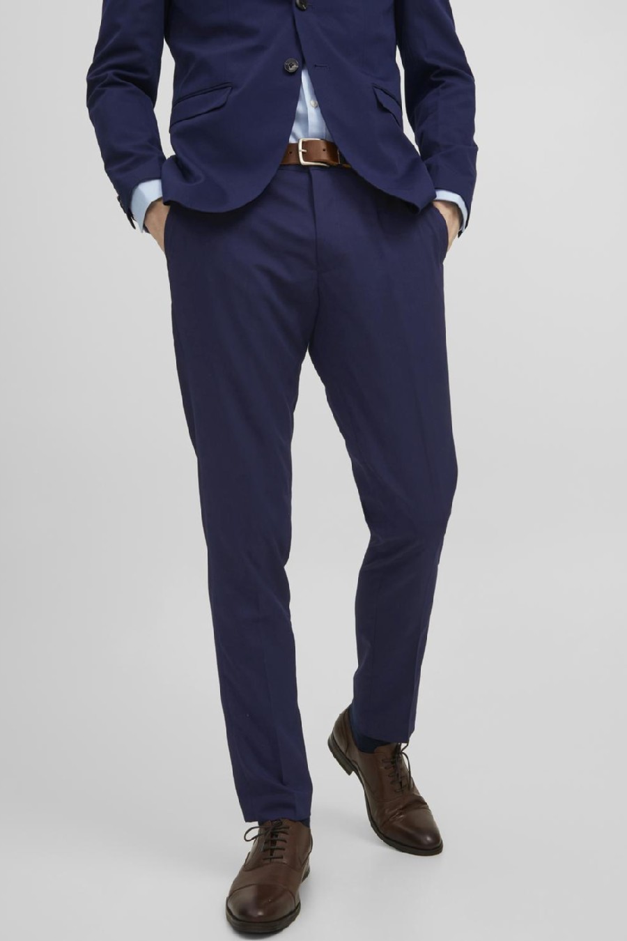 Suit trousers JACK & JONES 12199893-Medieval-Blue