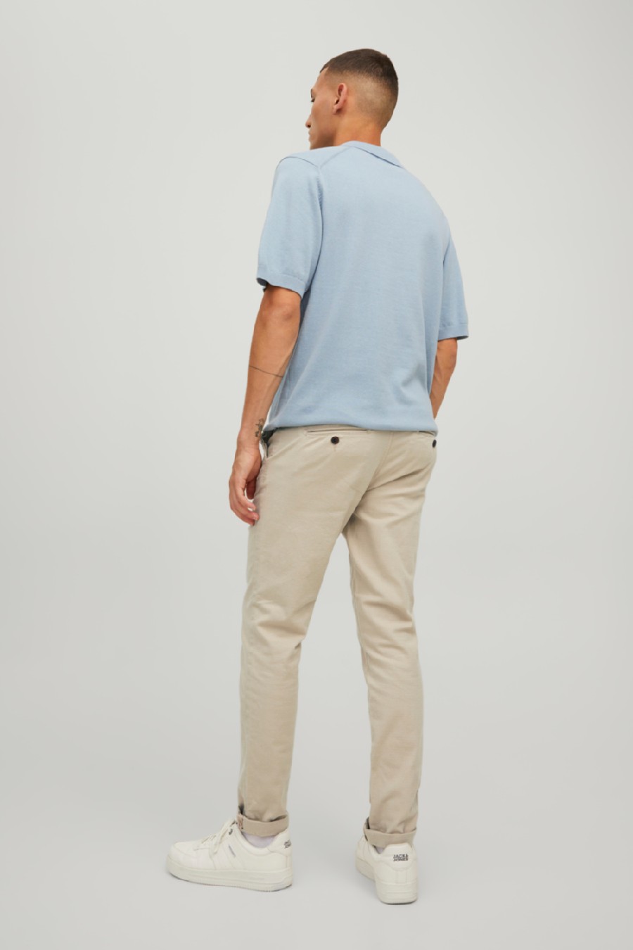 Casual trousers JACK & JONES 12206198-Dune-SOLID