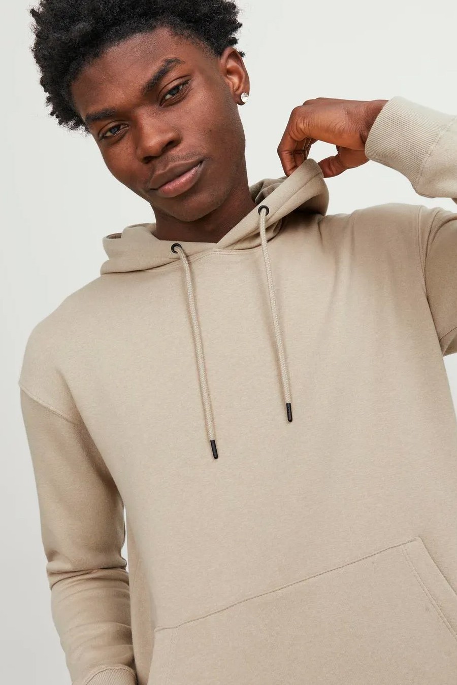 Hoodie JACK & JONES 12208157-Crockery