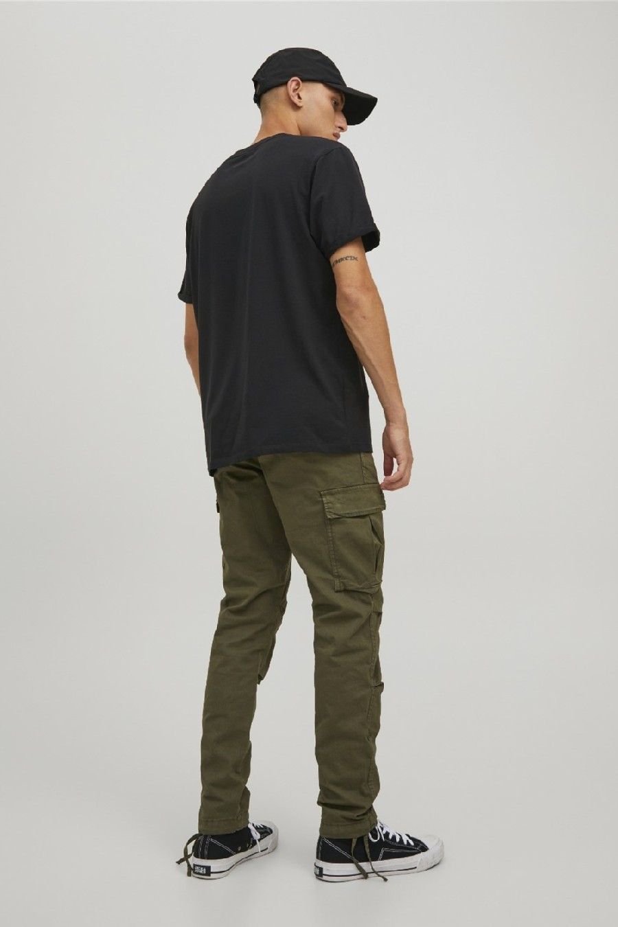 Cargo trousers JACK & JONES 12216664-Olive-Night