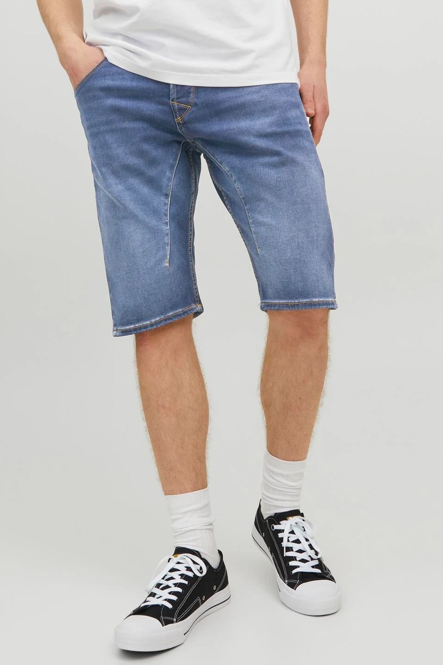 Denim shorts JACK & JONES 12223993-Blue-Denim