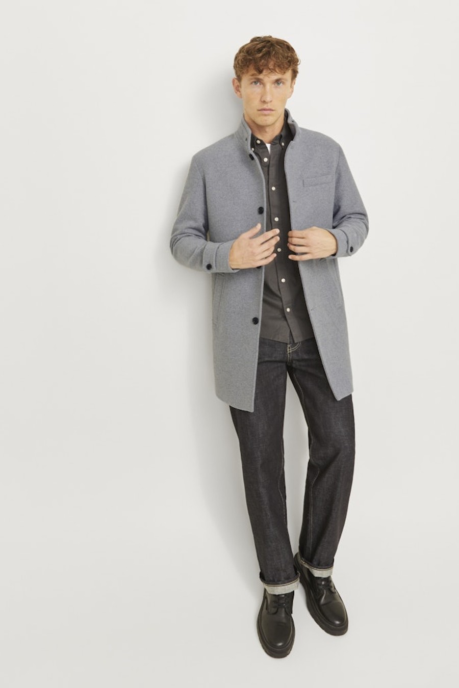 Coat JACK & JONES 12258672-LG-Melange