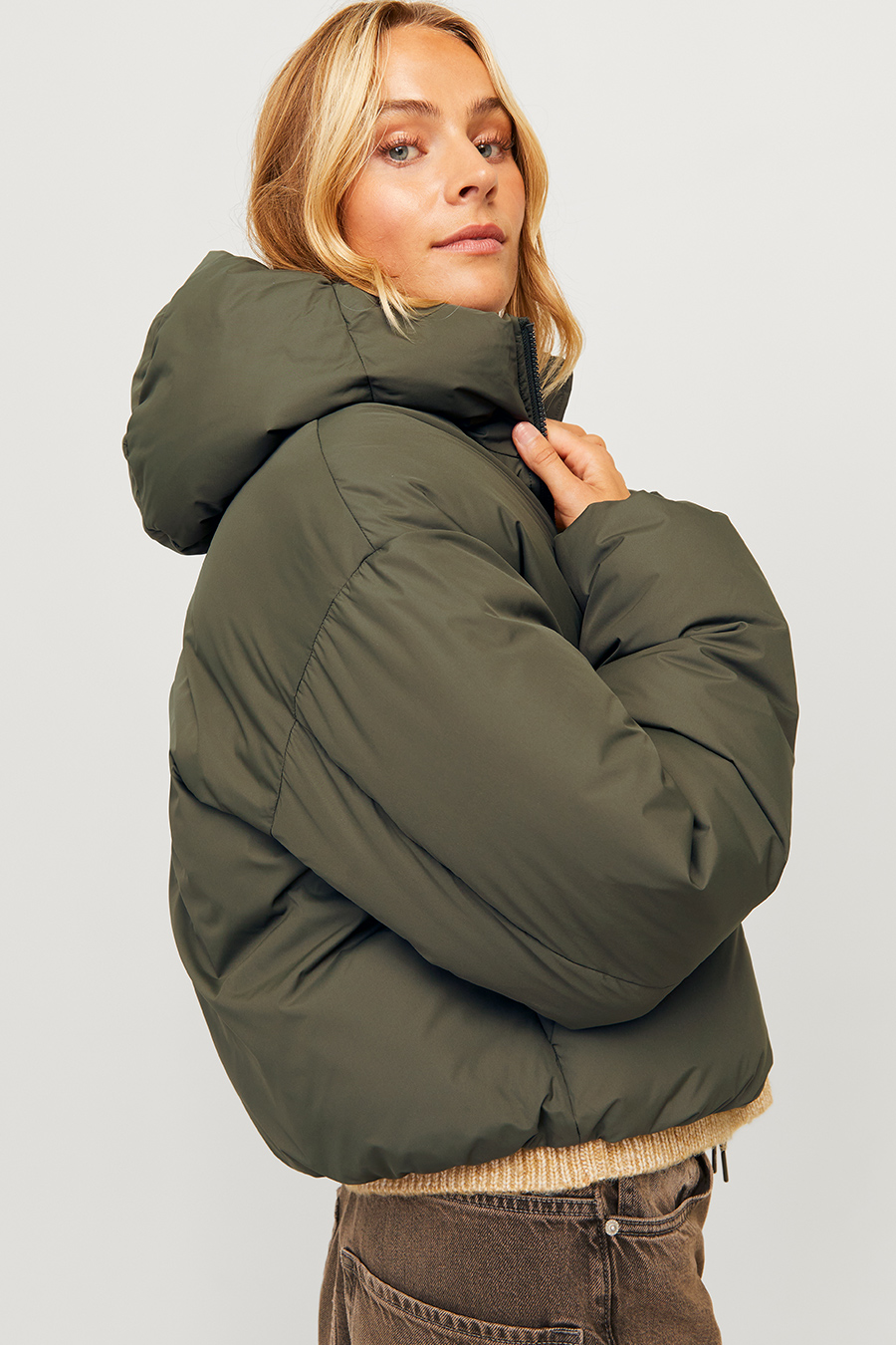 Winter jacket JJXX 12258743-Grape-Leaf