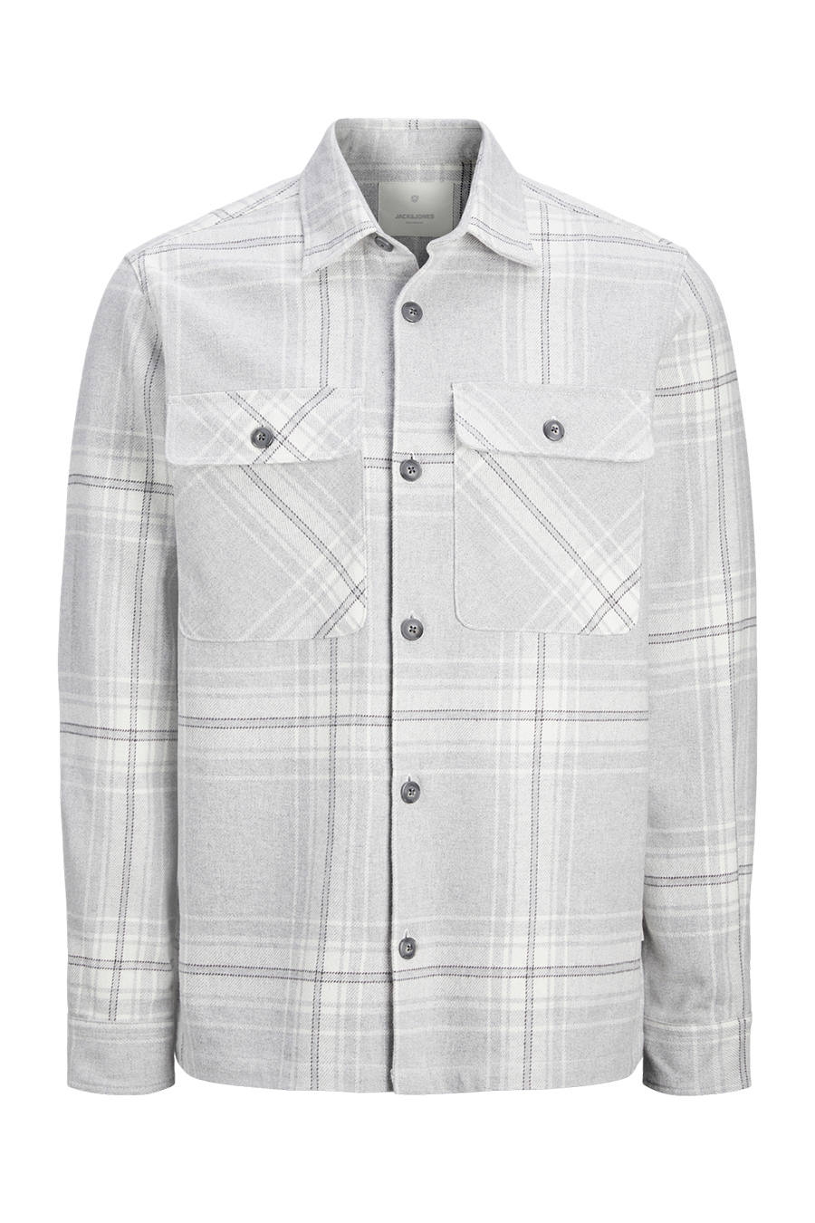 Shirt JACK & JONES 12263647-Grey-Melange