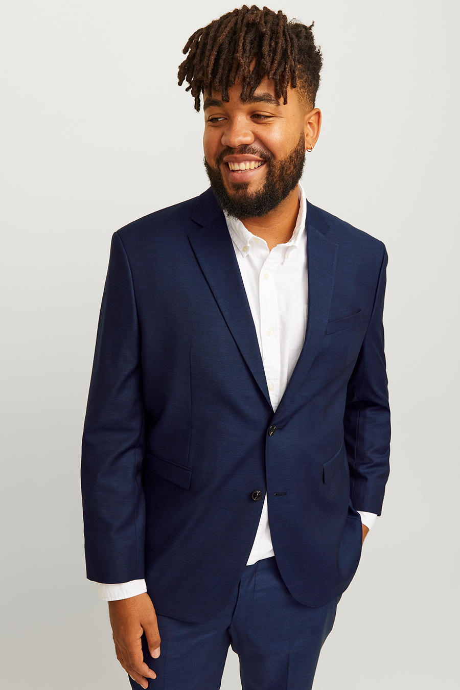 Blazer JACK & JONES 12263988-Dark-Navy