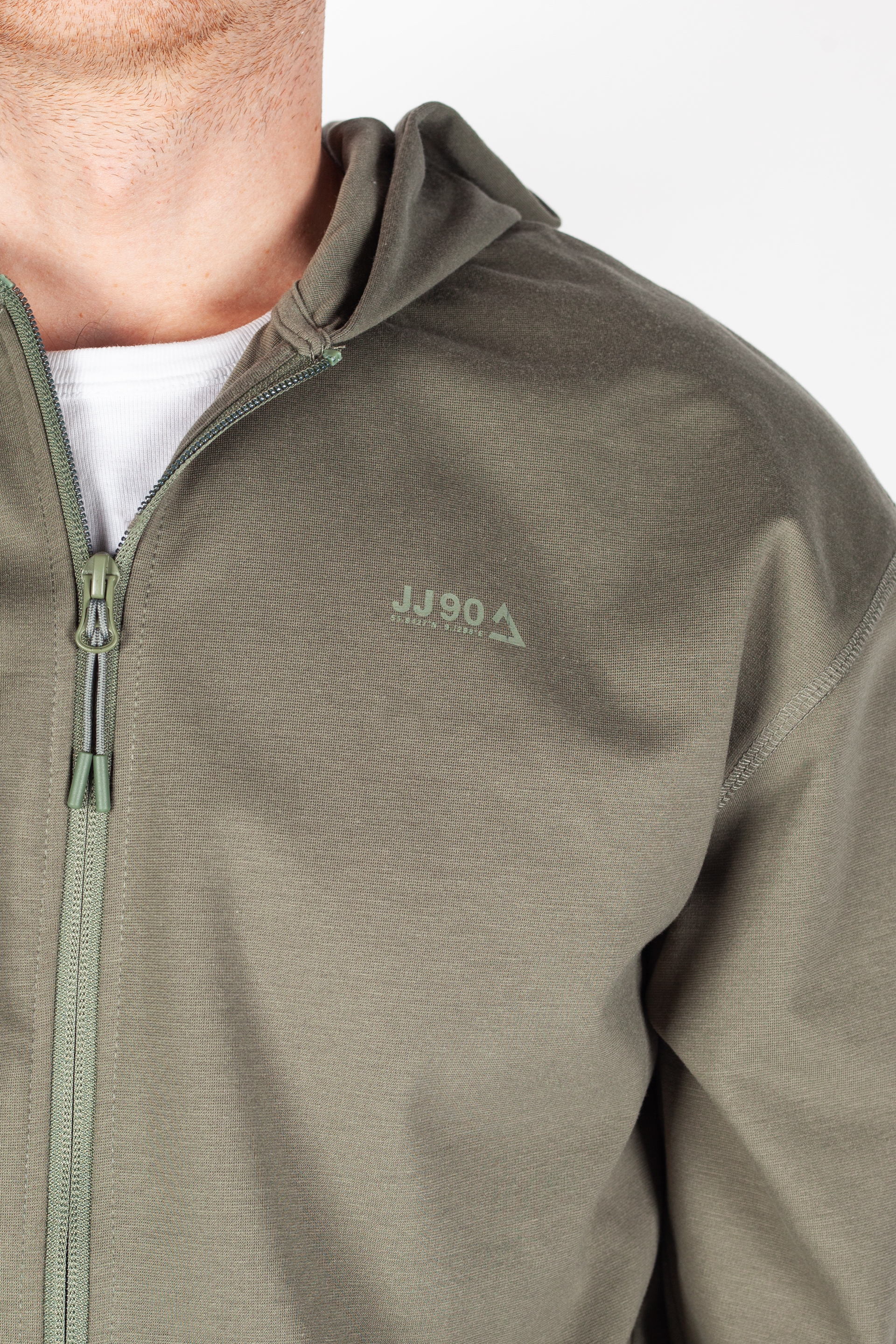 Zip up Hoodie JACK & JONES 12277674-Agave-Green