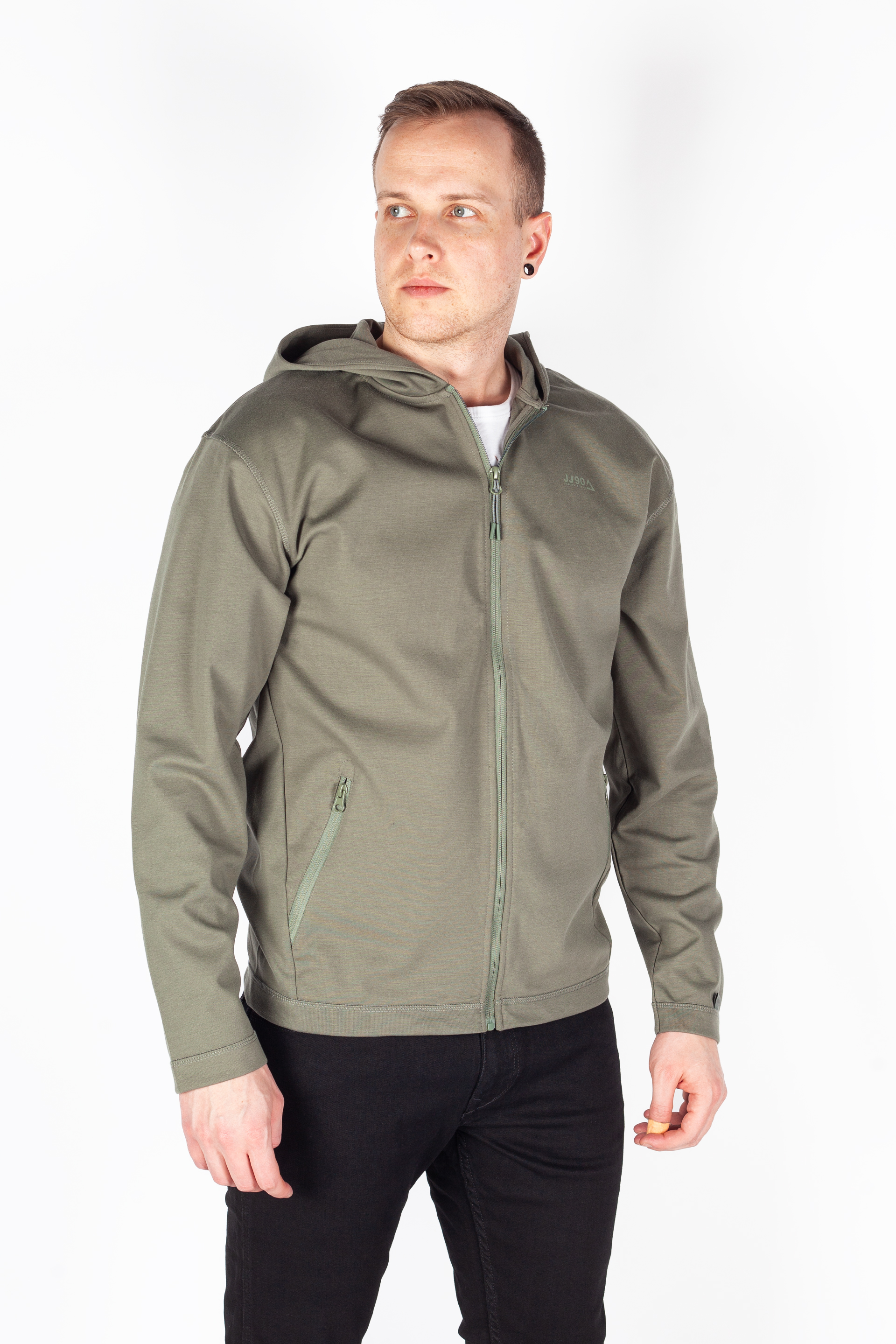 Zip up Hoodie JACK & JONES 12277674-Agave-Green