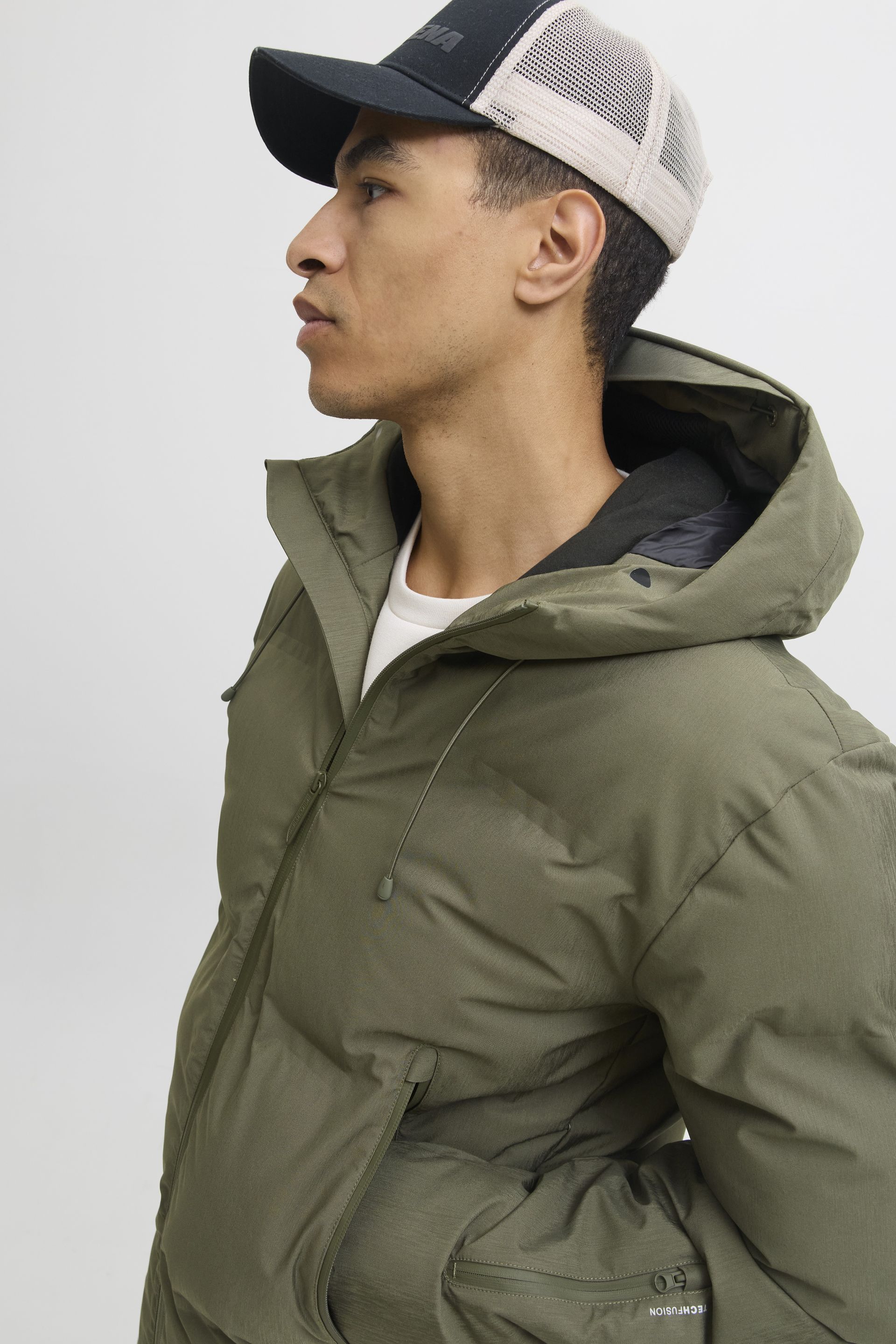 Winter jacket JACK & JONES 12283162-Grape-Leaf