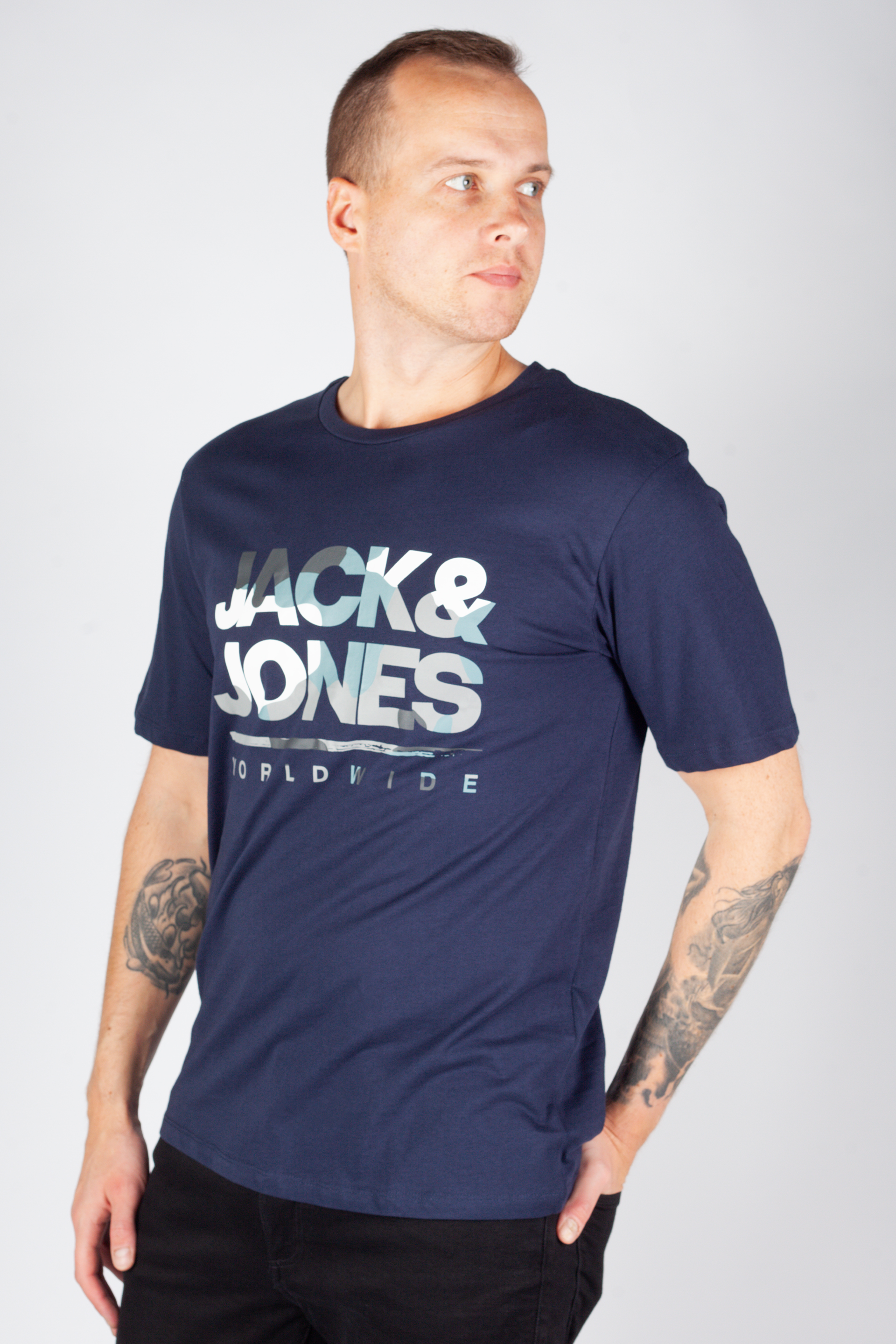 T-shirt JACK & JONES 12287689-Navy-Blazer