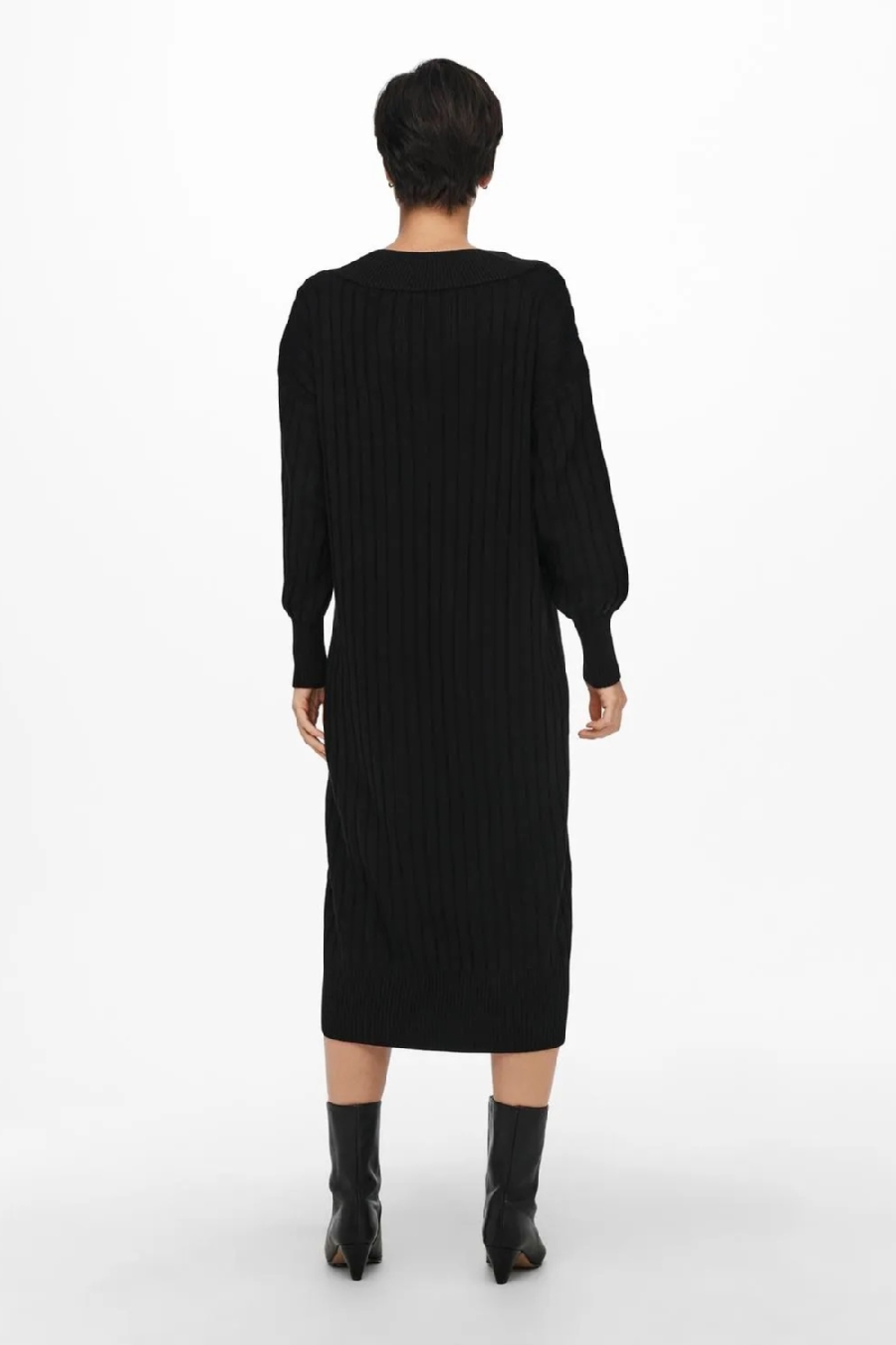 Knitted dress ONLY 15236372-Black