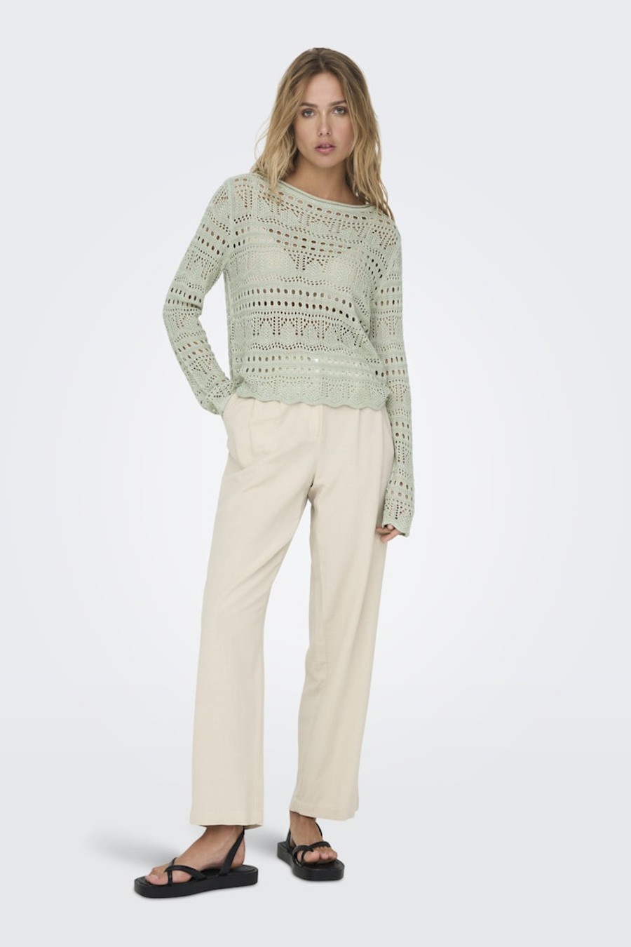 Sweater JACQUELINE DE YONG 15287384-Desert-Sage