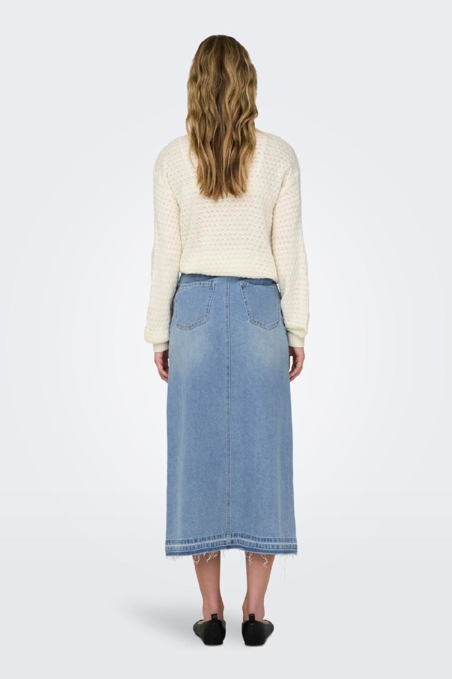 Denim skirt JACQUELINE DE YONG 15317441-Light-Blue