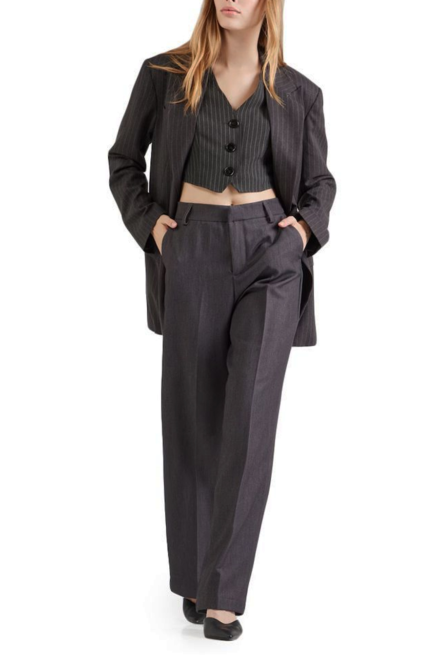Casual Pants ONLY 15318089-DG-Melange