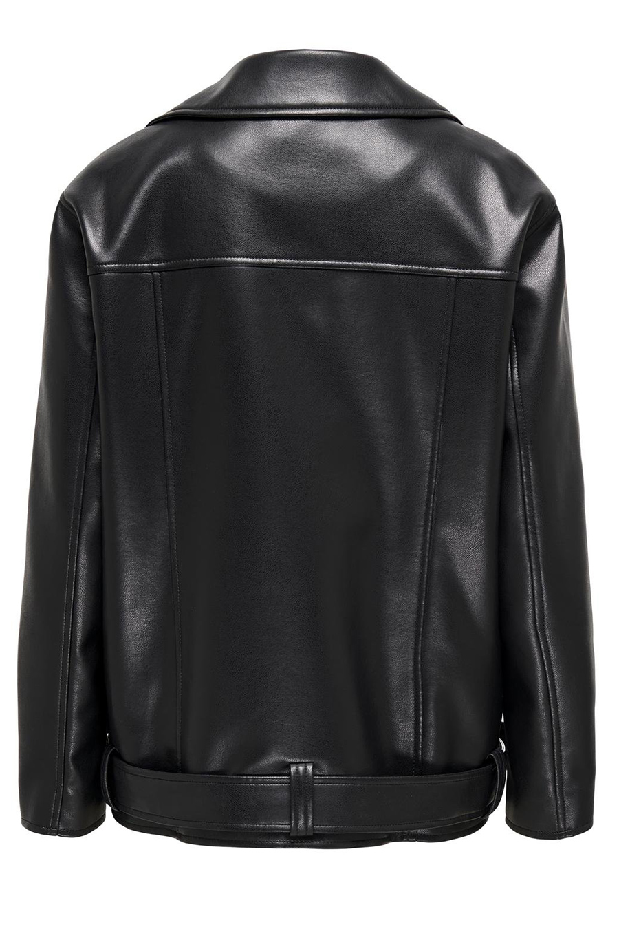 Leather jacket JACQUELINE DE YONG 15322525-Black