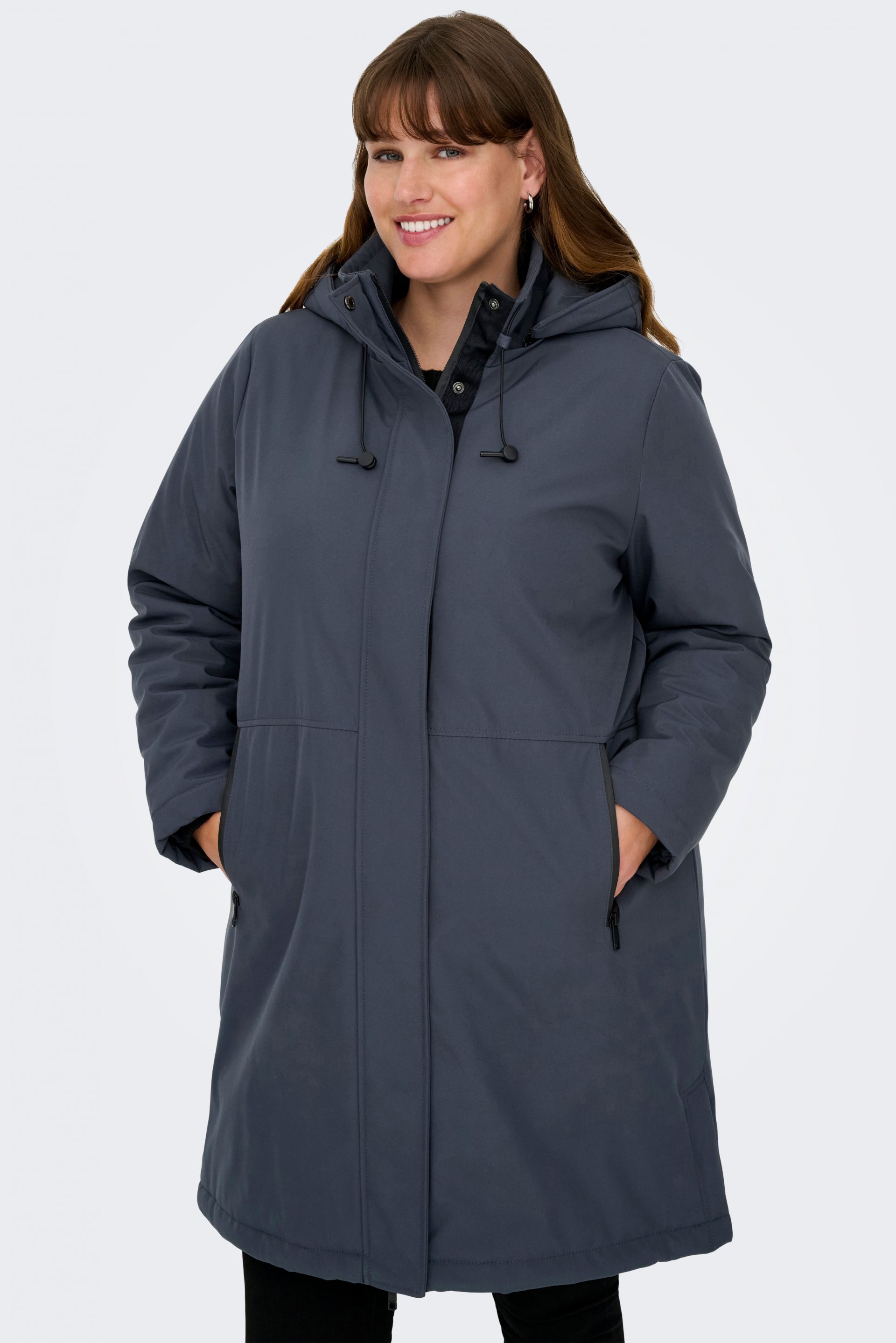 Winter jacket ONLY CARMAKOMA 15361979-Ombre-Blue