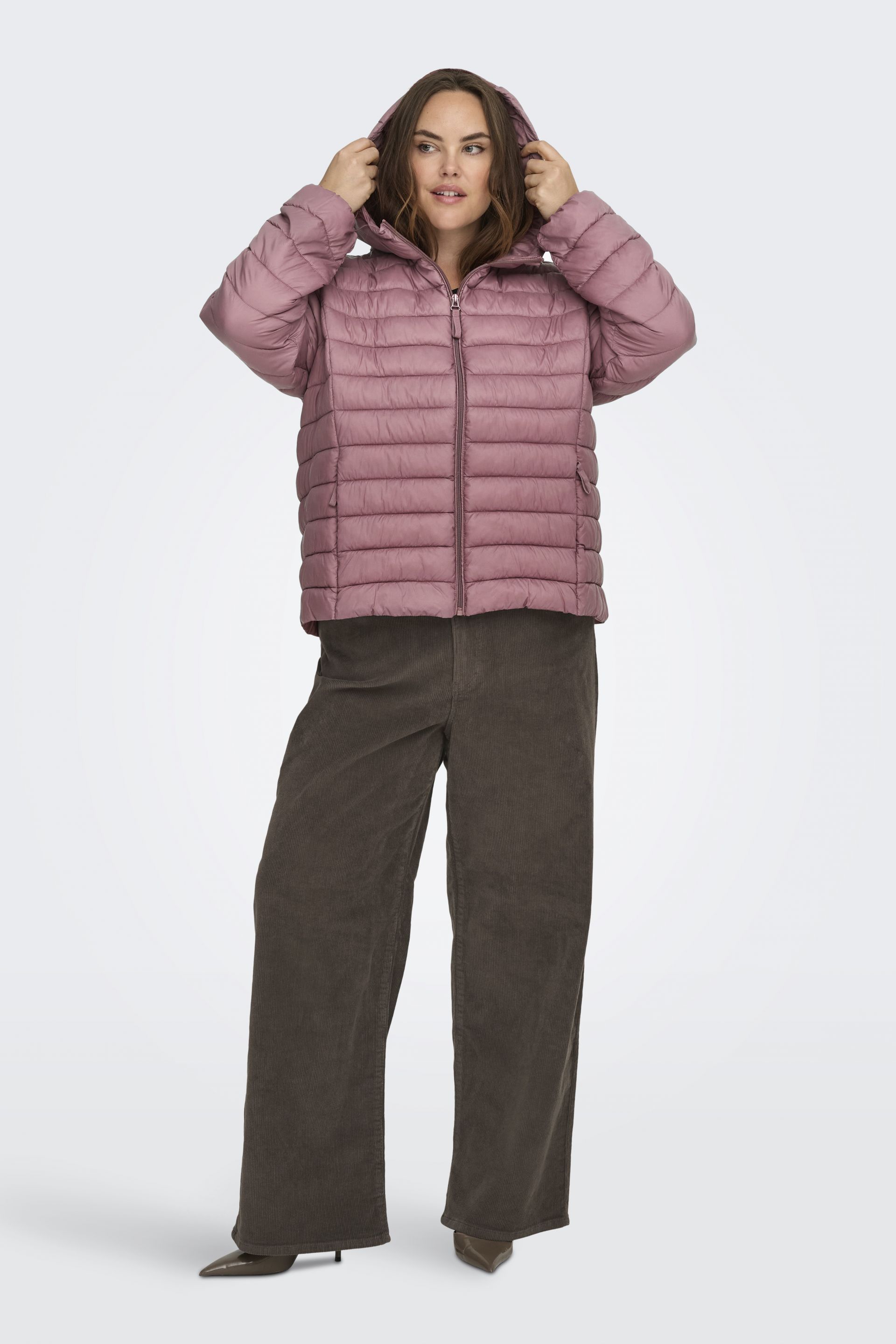 Jacket ONLY CARMAKOMA 15366368-Rose-Brown