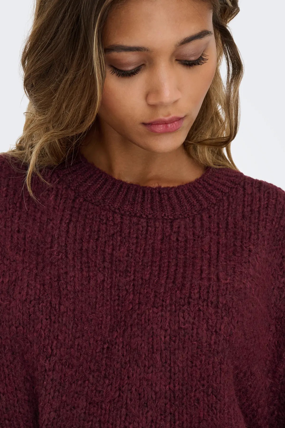 Sweater JACQUELINE DE YONG 15367237-Tawny-Port