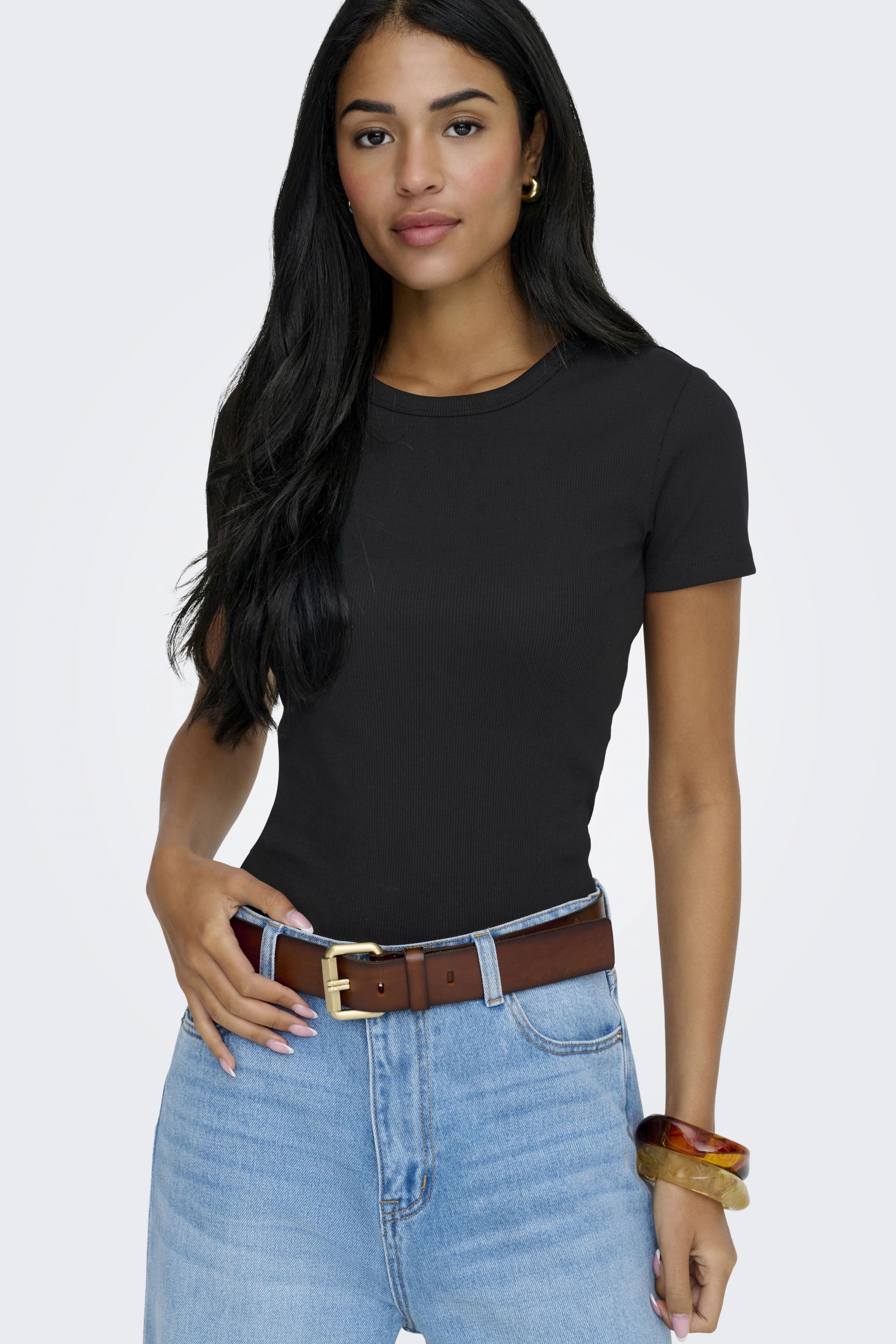 T-shirt ONLY 15369240-Black