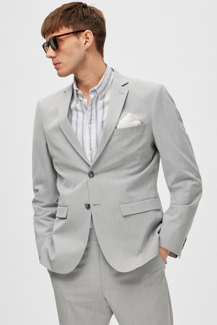 Blazer SELECTED 16087824-LG-Melange