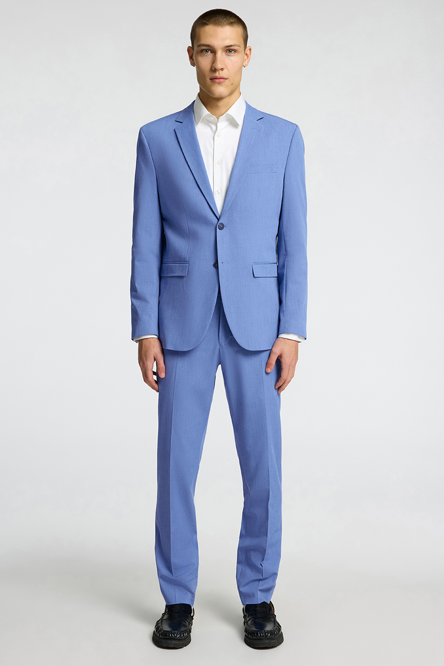 Suit trousers SELECTED 16087825-Light-Blue