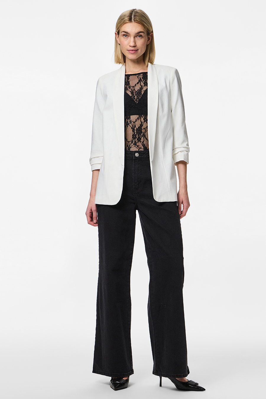 Blazer PIECES 17090996-Cloud-Dancer