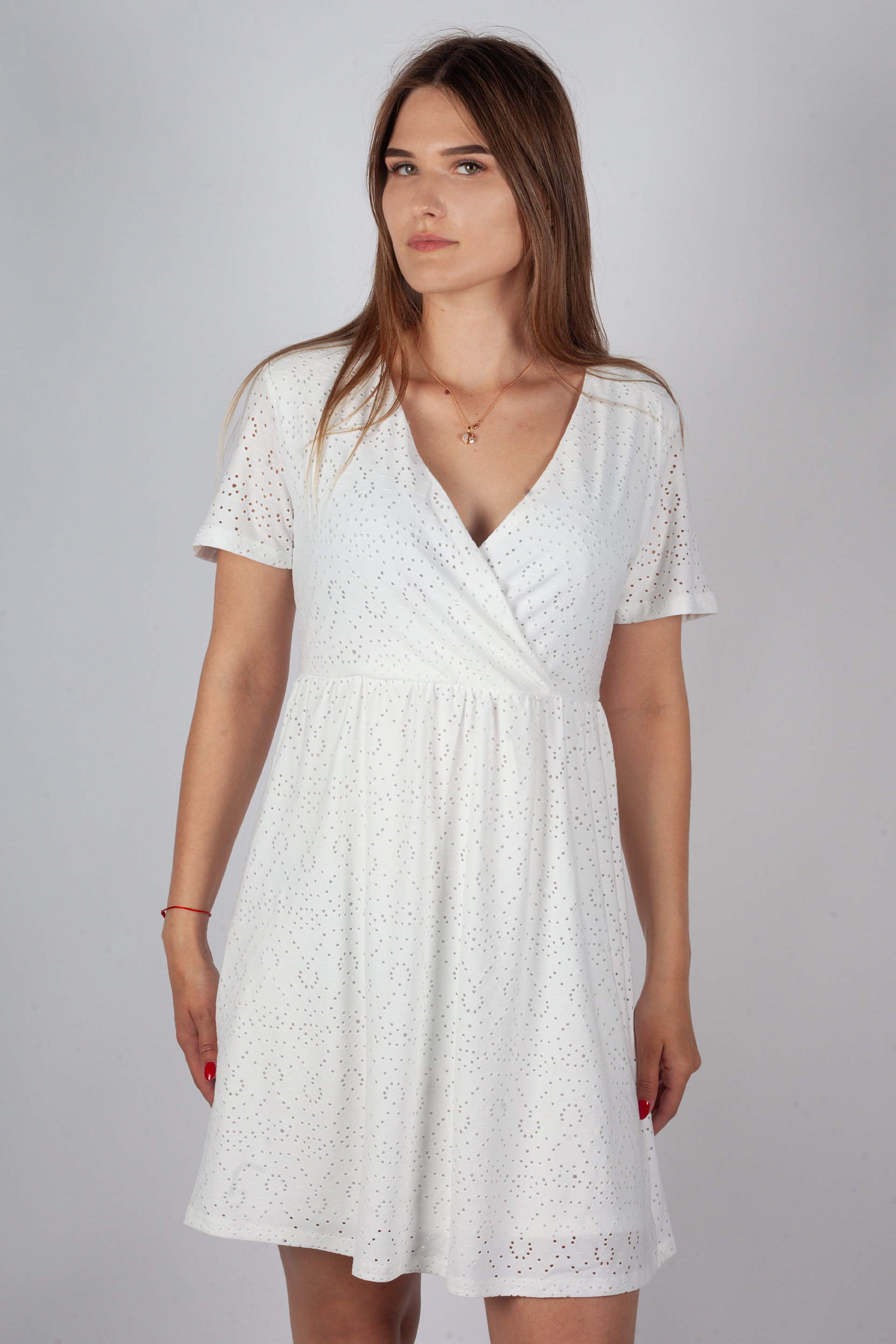 Dress PIECES 17154461-Cloud-Dancer