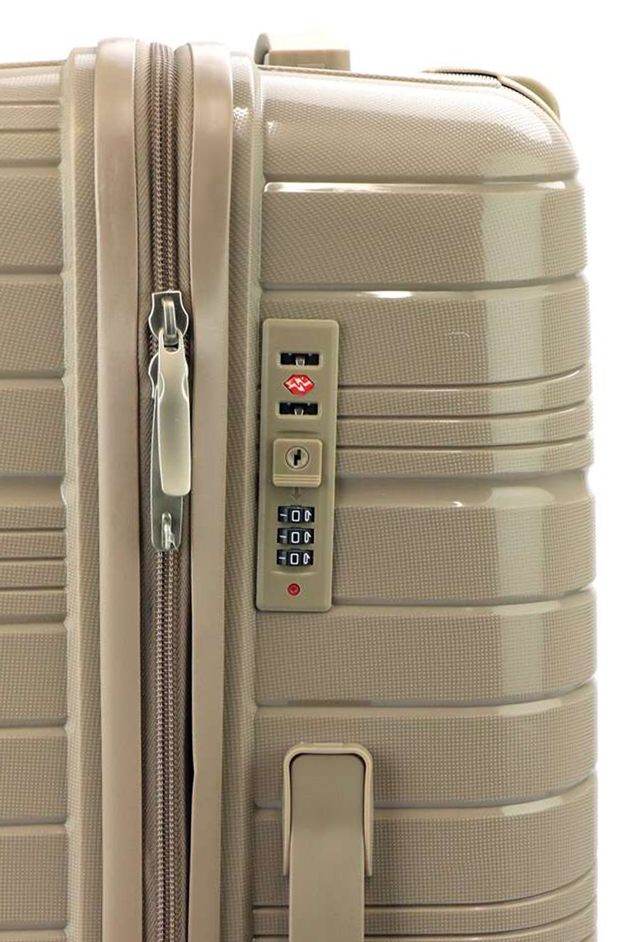 Travel suitcase PIERRE CARDIN 203-SARA03-KHAKI-L