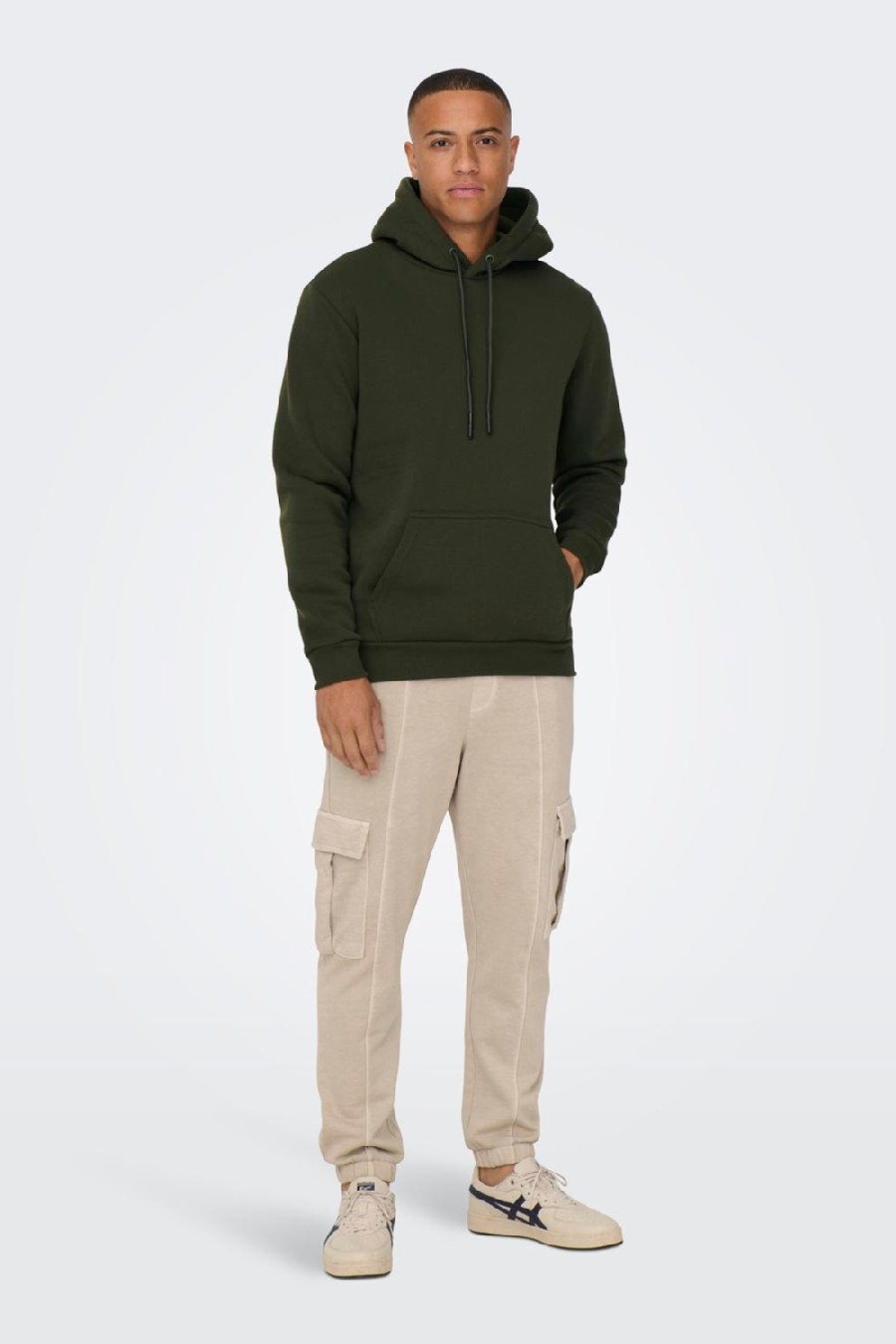 Hoodie ONLY & SONS 22018685-Rosin