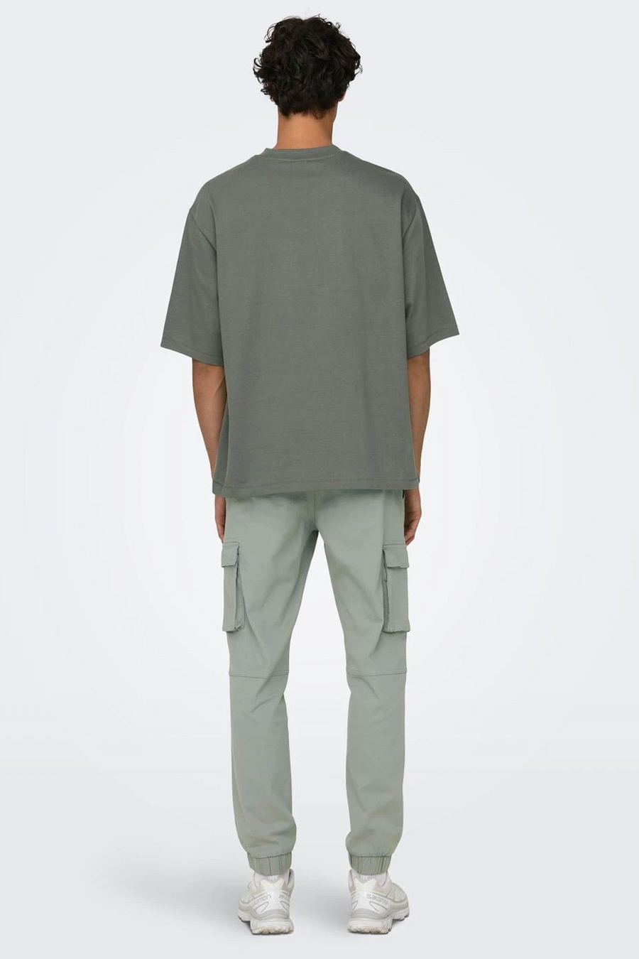 T-shirt ONLY & SONS 22027787-Castor-Gray